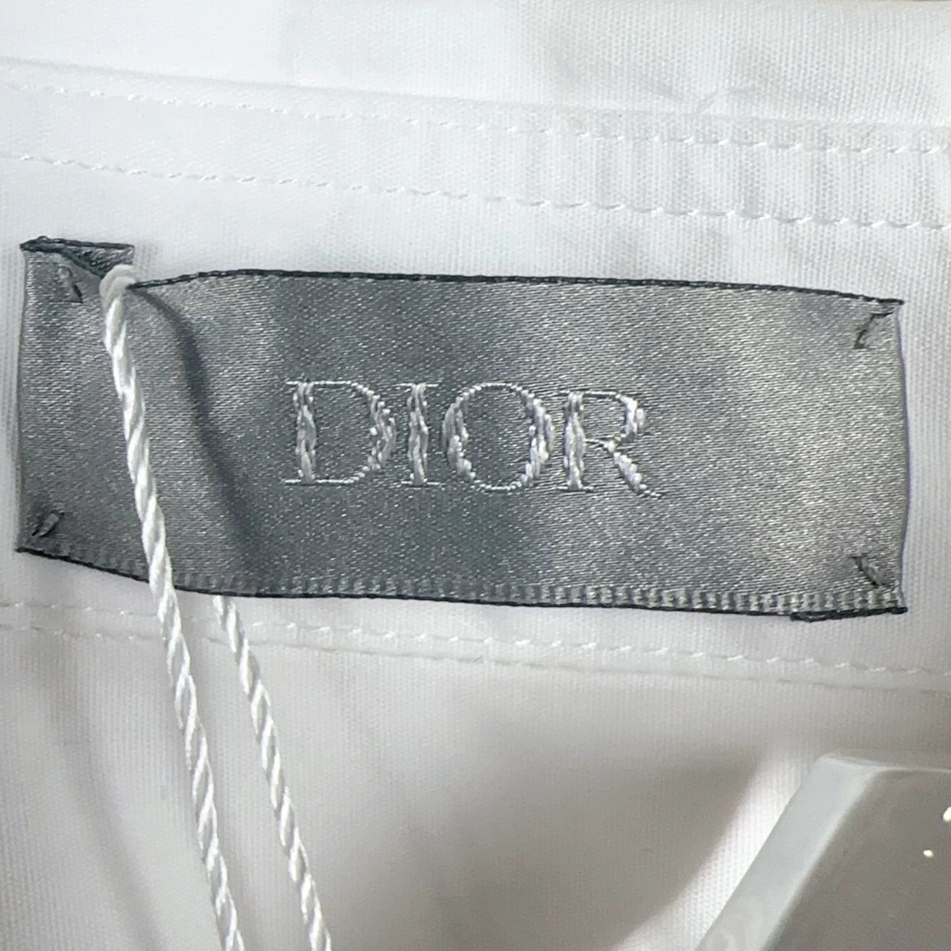Dior white dior long sleeve shirt size 37 Size US M / EU 48-50 / 2 - 2 Thumbnail