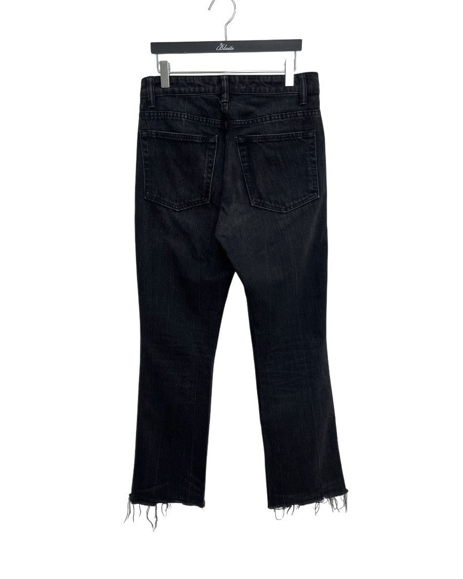 Helmut Lang Helmut Lang HIGH RISE RAW CROP Black Denim Size 25" / US 0 / IT 36 - 2 Thumbnail