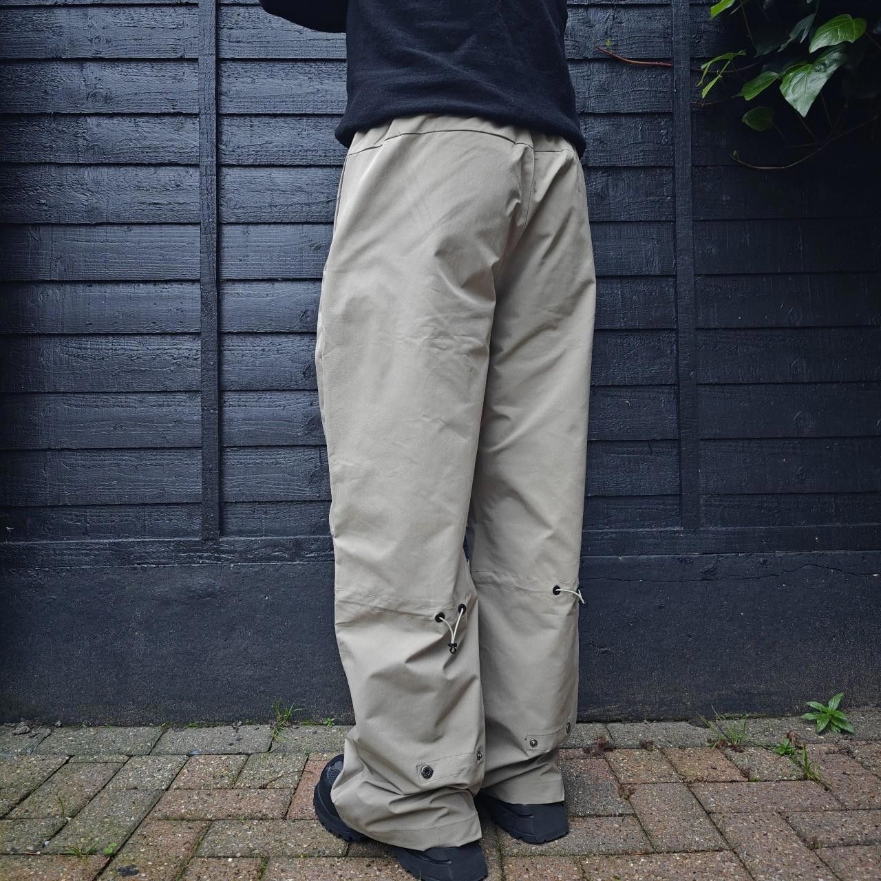 Other Beige-grey Technical Wide Leg Parachute Pants Size US 32 / EU 48 - 4 Thumbnail