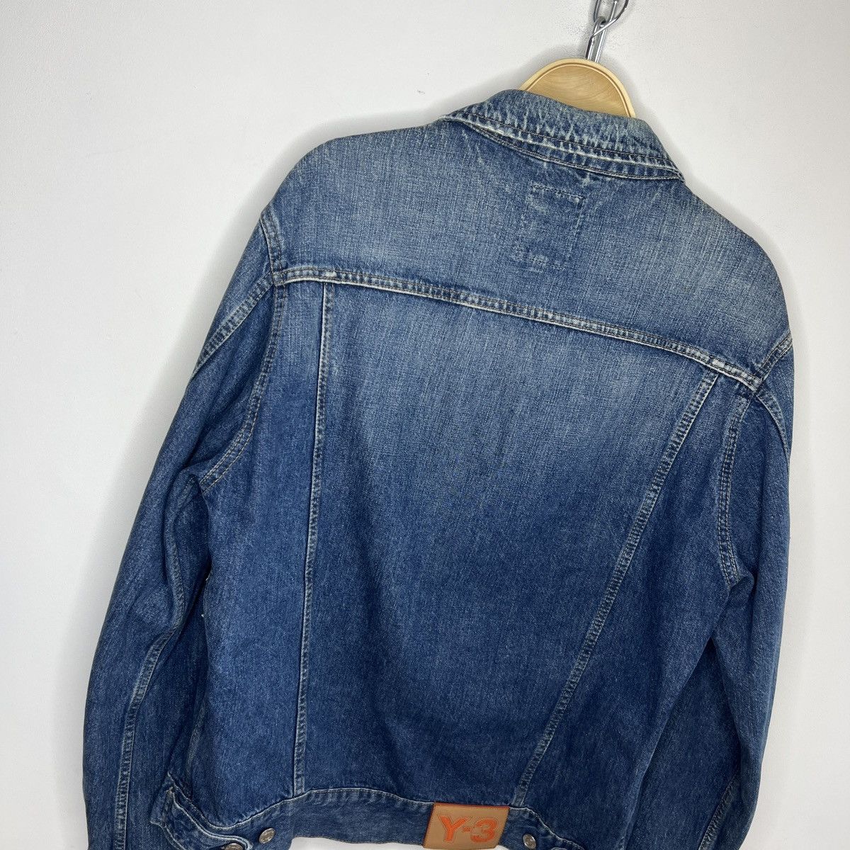 Adidas × Y-3 Y-3 by Yohji Yamamoto vintage 2006 Adidas Faded Denim Jacket Size US XL / EU 56 / 4 - 10 Thumbnail