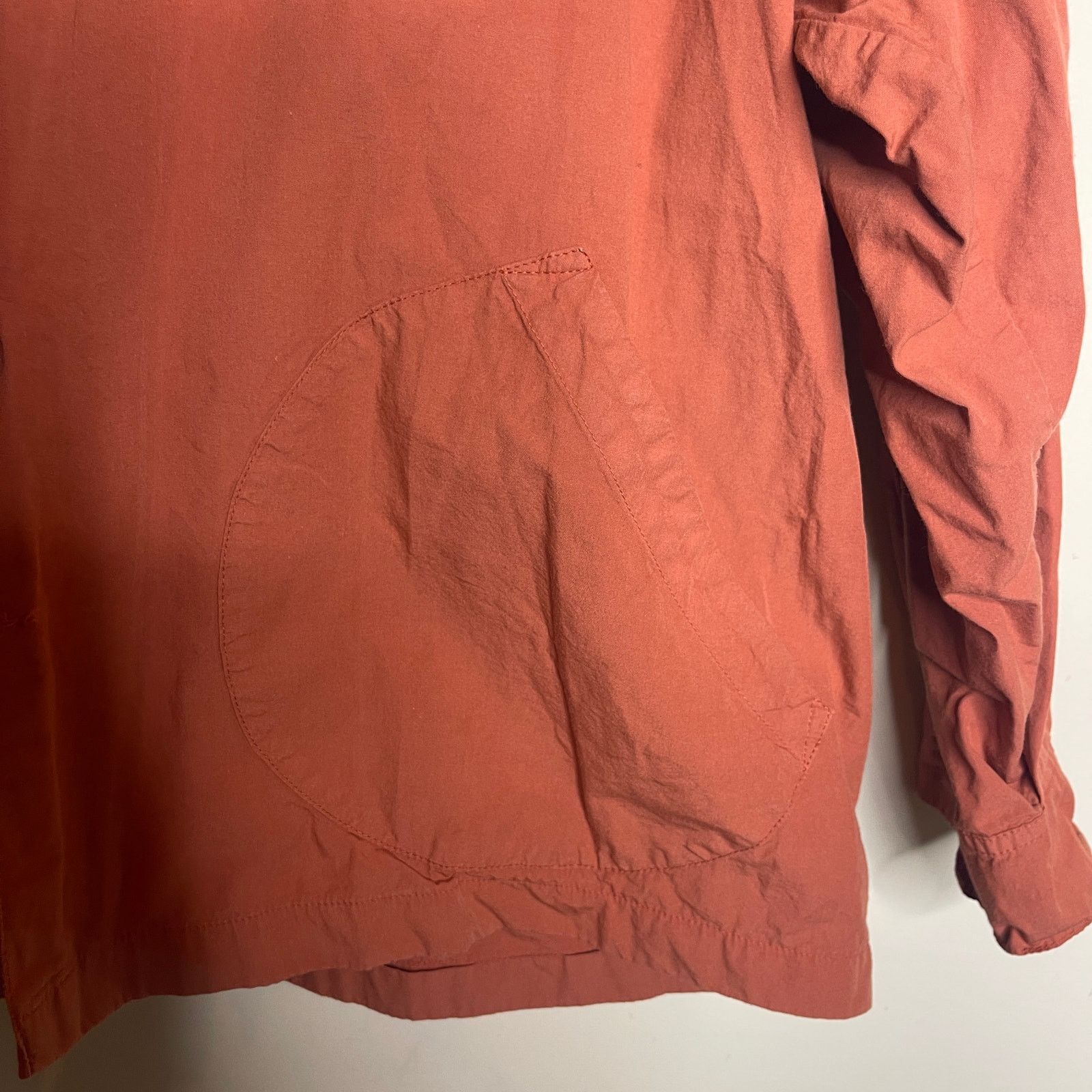 Jesse Kamm Jesse Kamm Okuda Shirt in terracotta clay sz XS S Size S / US 4 / IT 40 - 5 Thumbnail