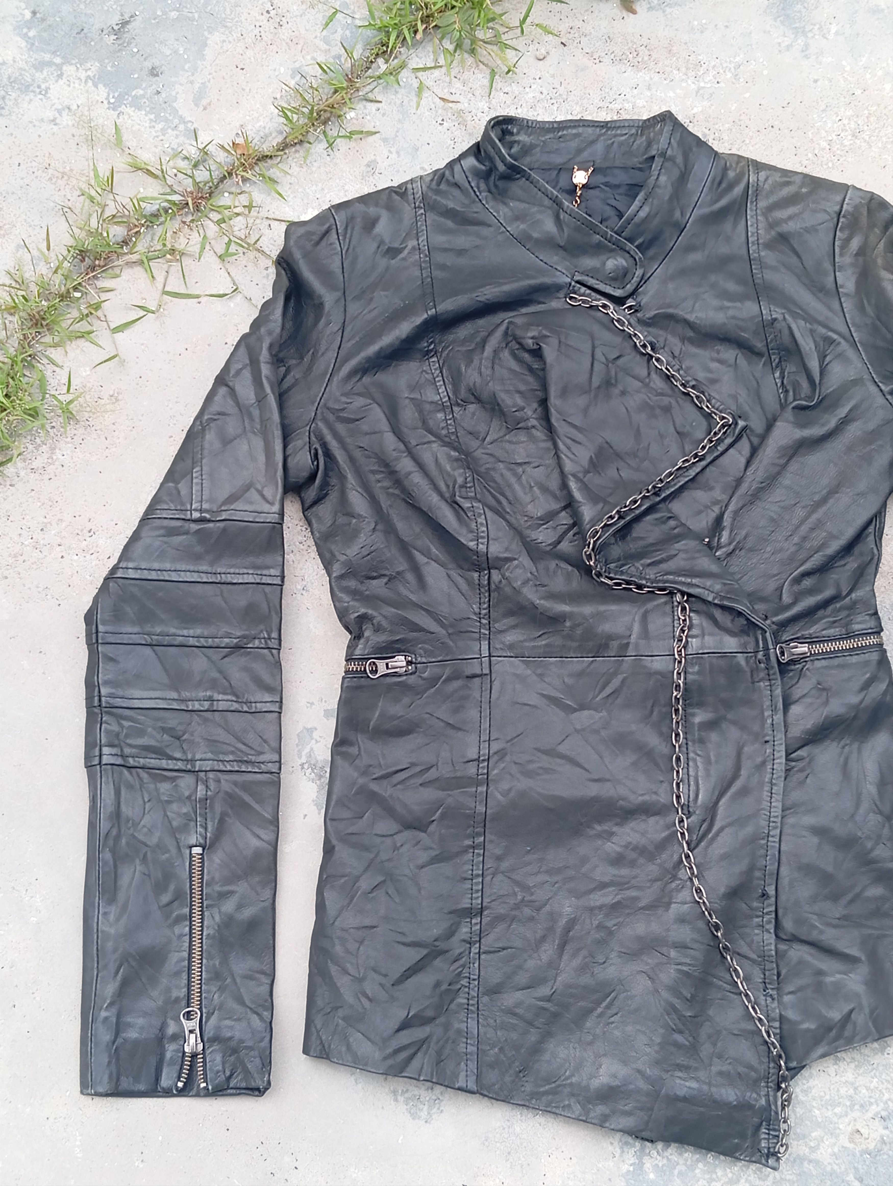 Indian Motorcycle × Vintage Vintage Lamb Leather Coats Jacket Size XS / US 0-2 / IT 36-38 - 4 Thumbnail