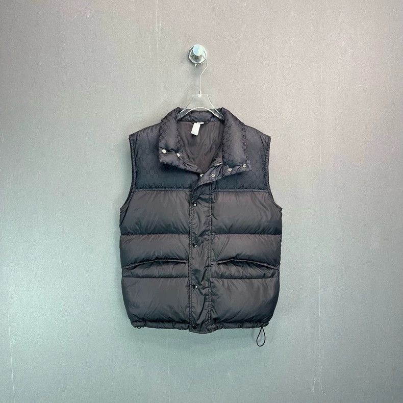 Gucci Warm Printed Black Vest-2506