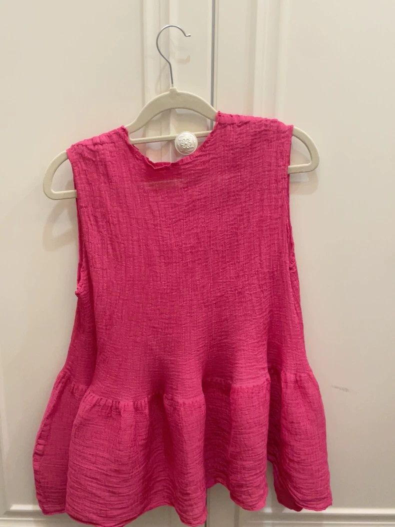 Issey Miyake Issey Miyake size:one size Pink pleated vest Size S / US 4 / IT 40 - 3 Thumbnail
