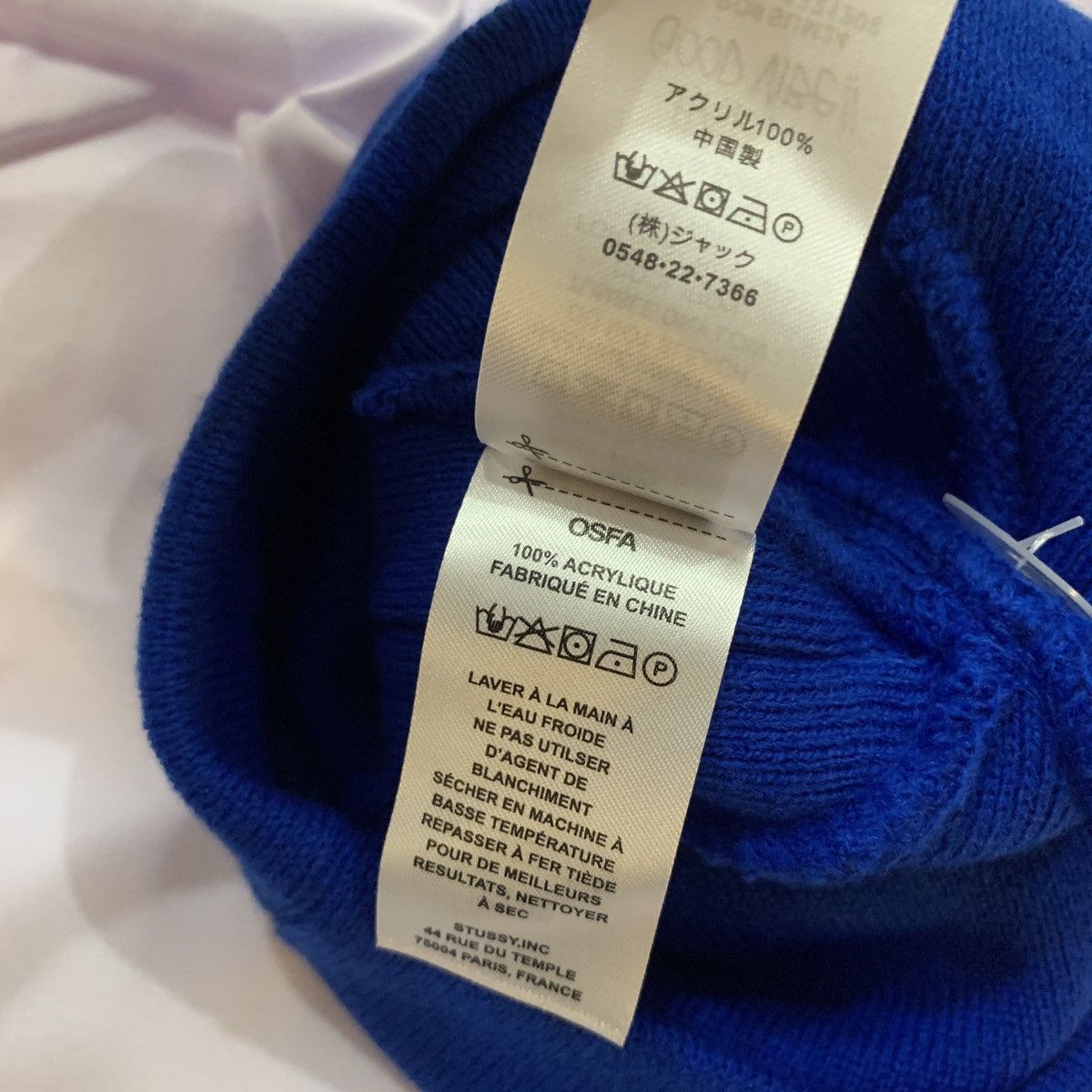 Stussy × Vintage Stussy Burly Threats Skullcap Beanie Hat Size ONE SIZE - 5 Thumbnail