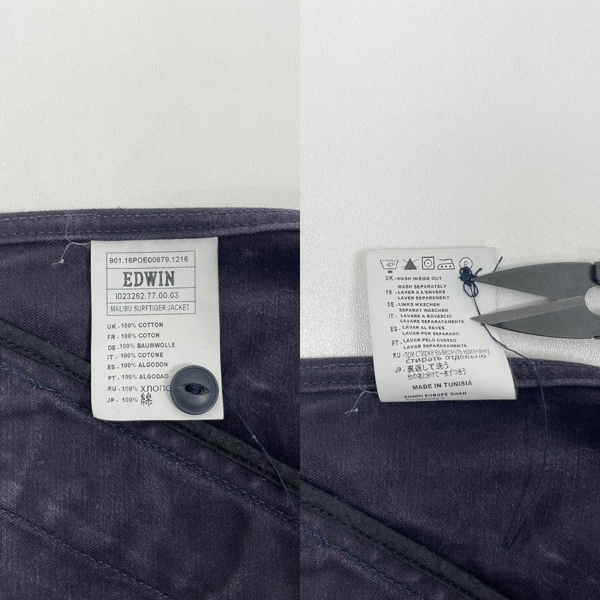 Edwin Edwin Malibu Surftiger Surfboards by Kim Francis Jacket Blue Size US XL / EU 56 / 4 - 10 Thumbnail
