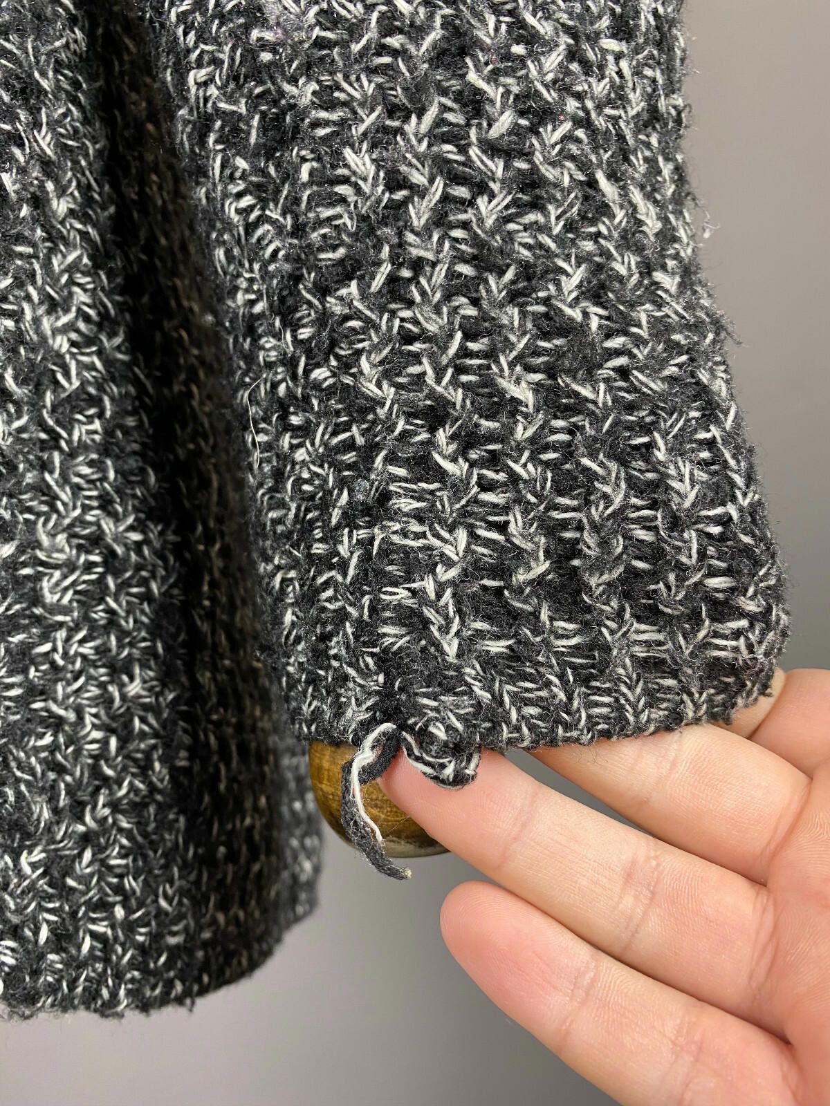 Woolrich Woolen Mills Ladies Woolrich Gray Wool Open Front Cardigan Sweater Size M / US 6-8 / IT 42-44 - 8 Thumbnail