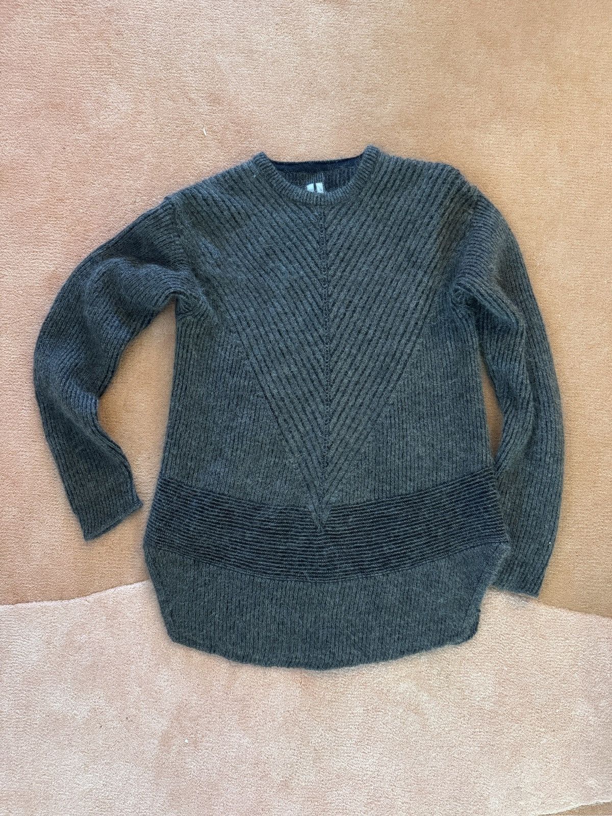 Rick Owens Rare FW19 LARRY Mohair Sweater Size US L / EU 52-54 / 3 - 1 Thumbnail