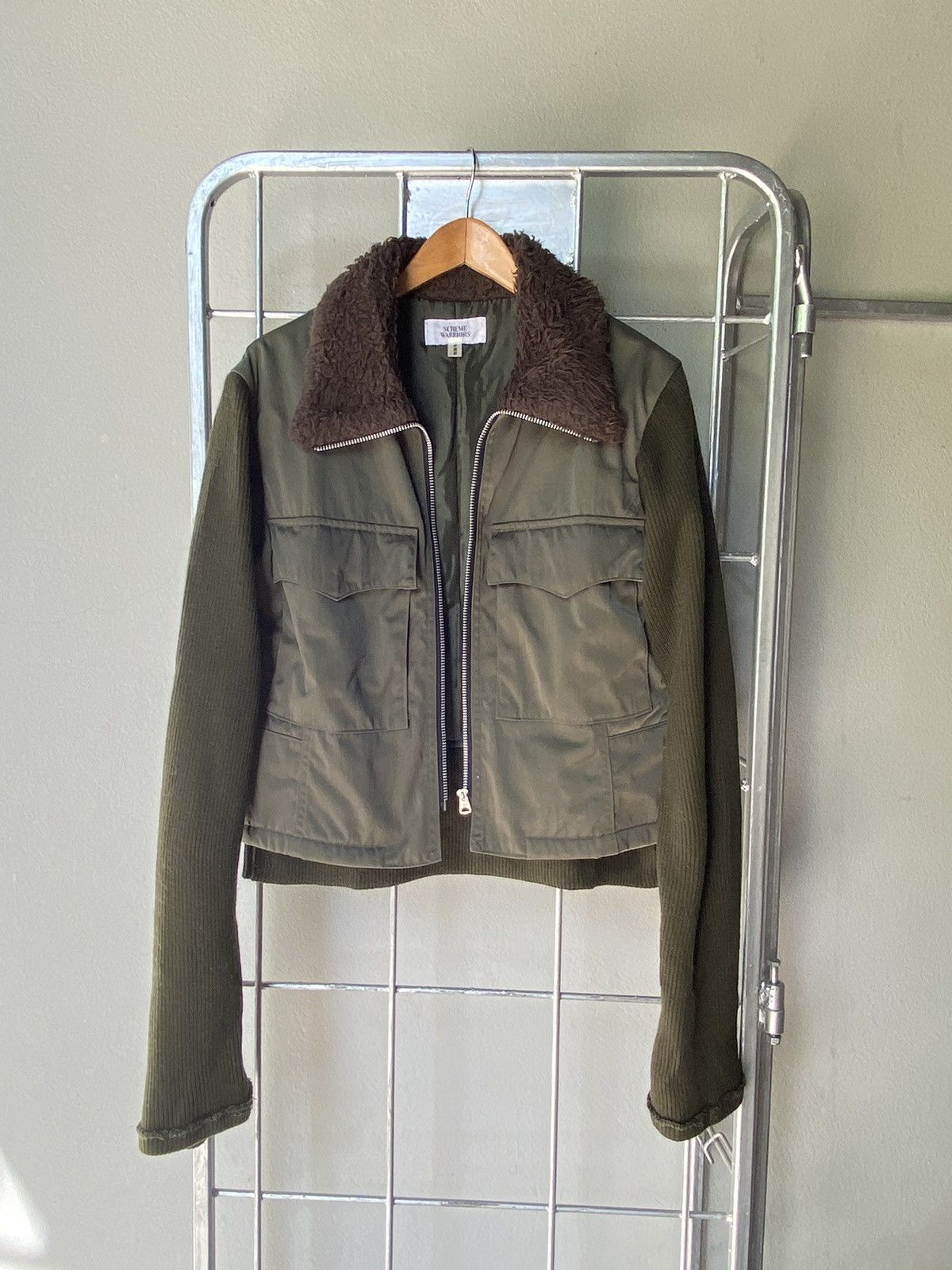 Japanese Brand SCHEME WARRIORS Jacket with Shearling Collar Size S / US 4 / IT 40 - 16 Thumbnail
