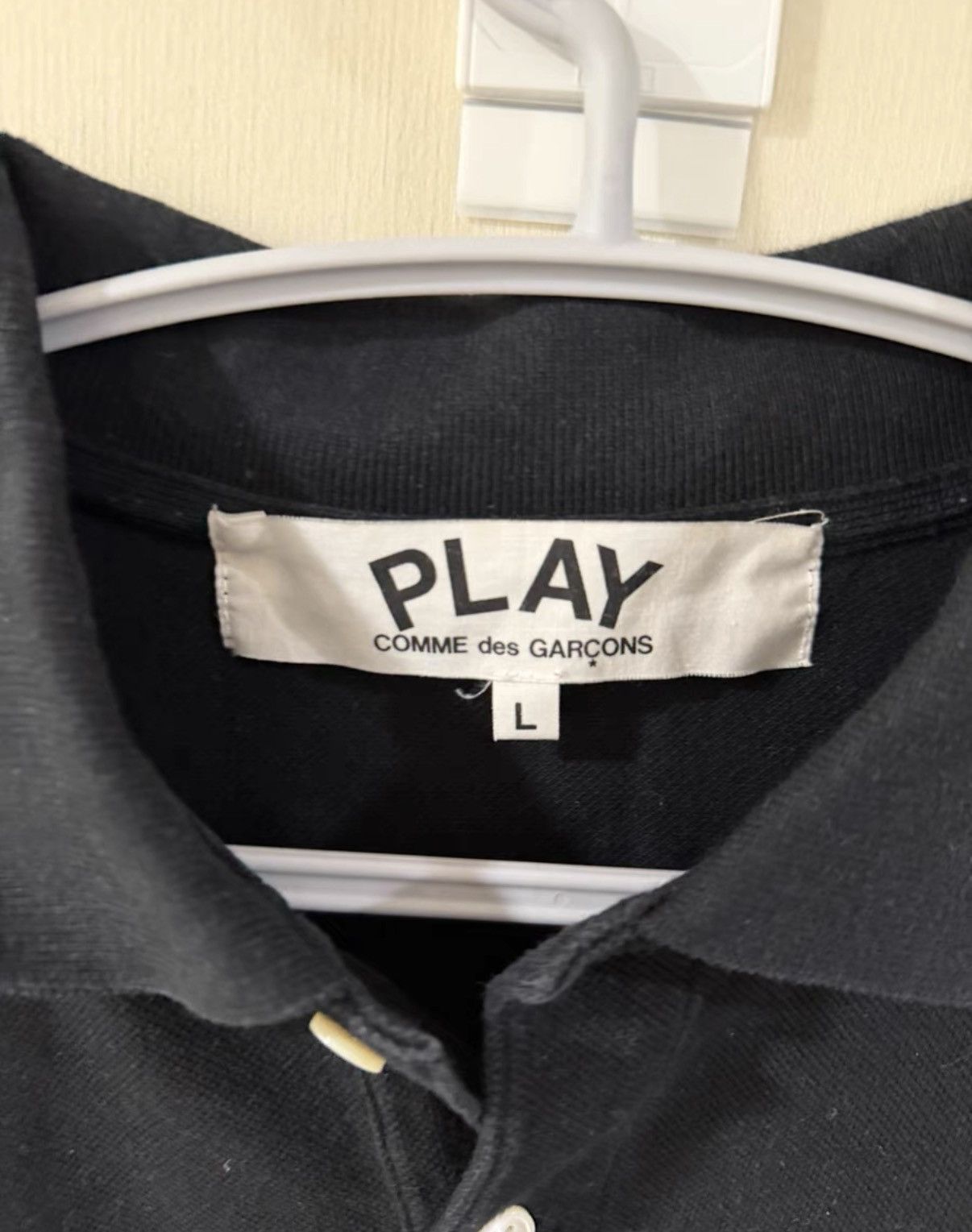 Comme des Garcons Comme des Garçons (CDG) Short Sleeve Polo Shirt Size L / US 10 / IT 46 - 2 Thumbnail