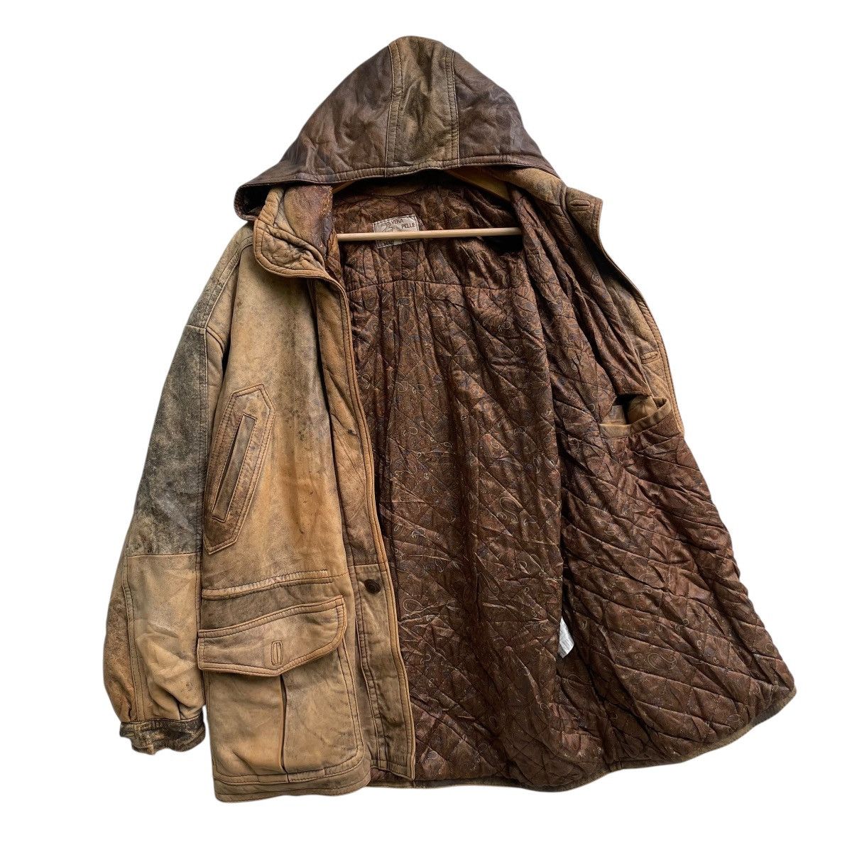 Genuine Leather × Pelle Pelle × Vera Pelle Vera Pelle Lavorazione Artigiana Size US M / EU 48-50 / 2 - 2 Thumbnail