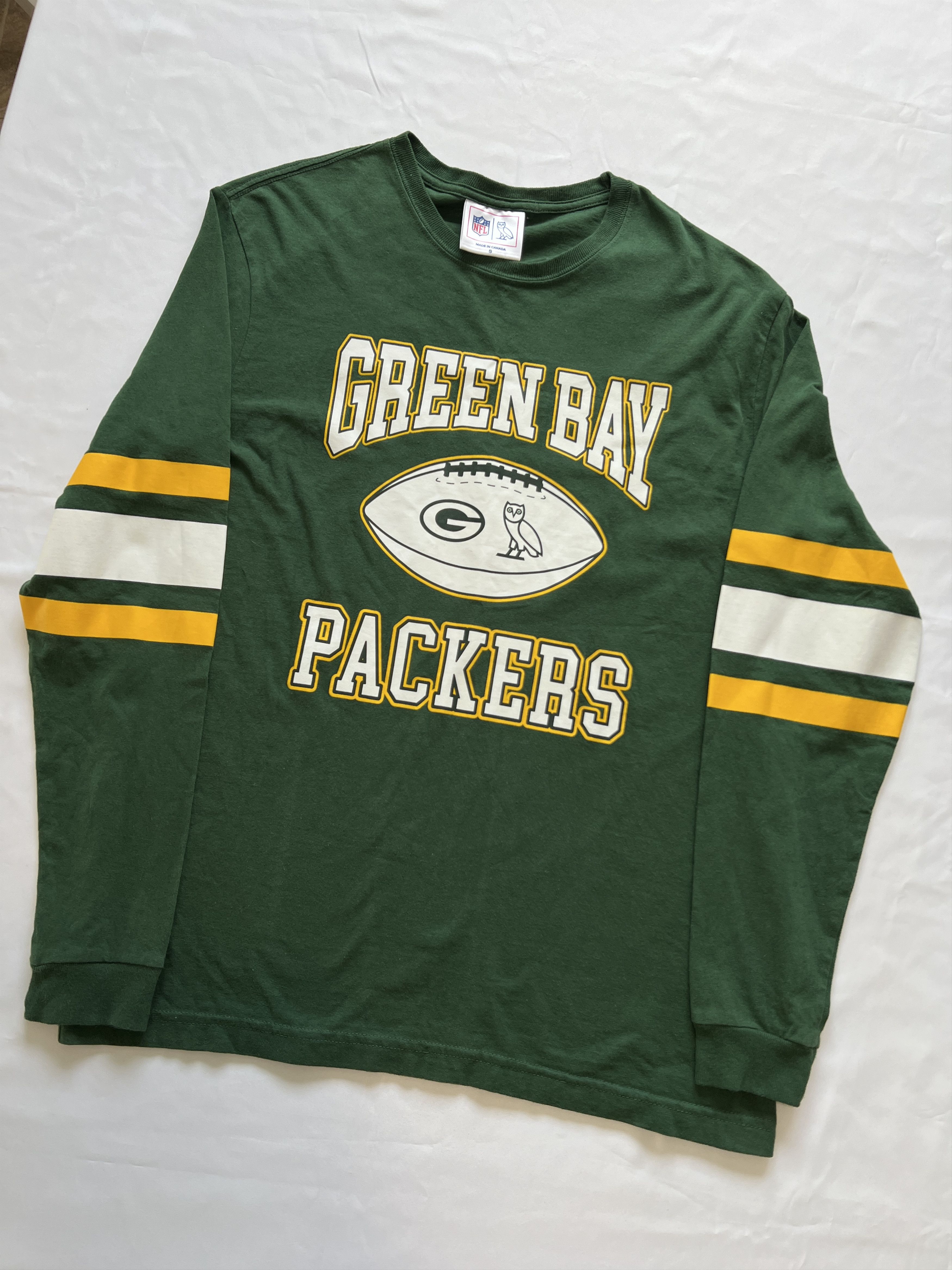 Drake × NFL × October's Very Own OVO x NFL Green Bay Packers Longsleeve T-Shirt Size US S / EU 44-46 / 1 - 3 Thumbnail