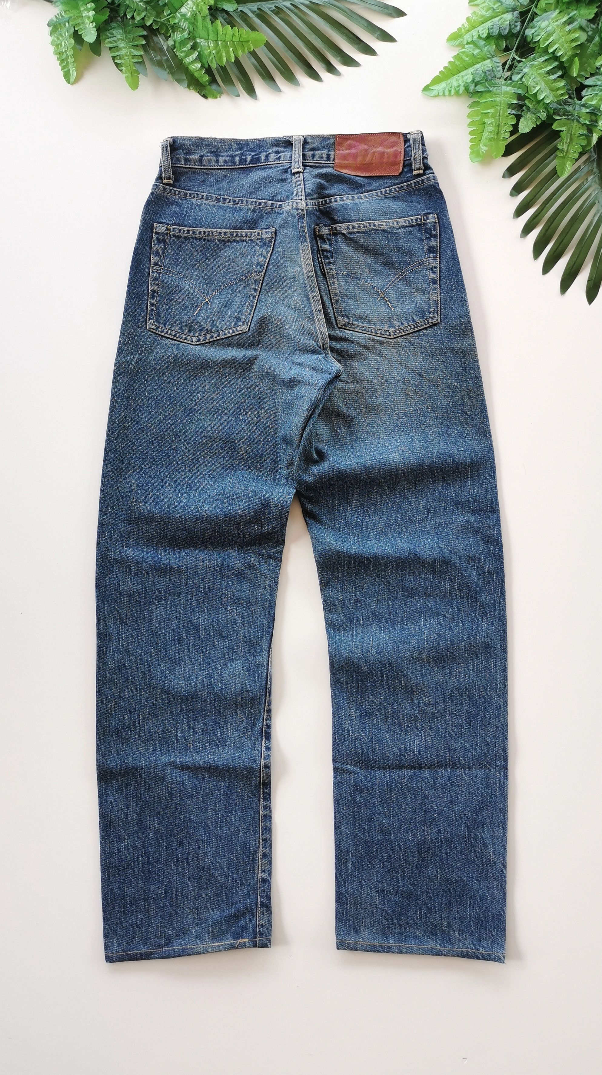 Blue Blue Japan HR Market Japan Selvedge Denim Jeans Size 28x30.5 Size US 28 / EU 44 - 7 Thumbnail
