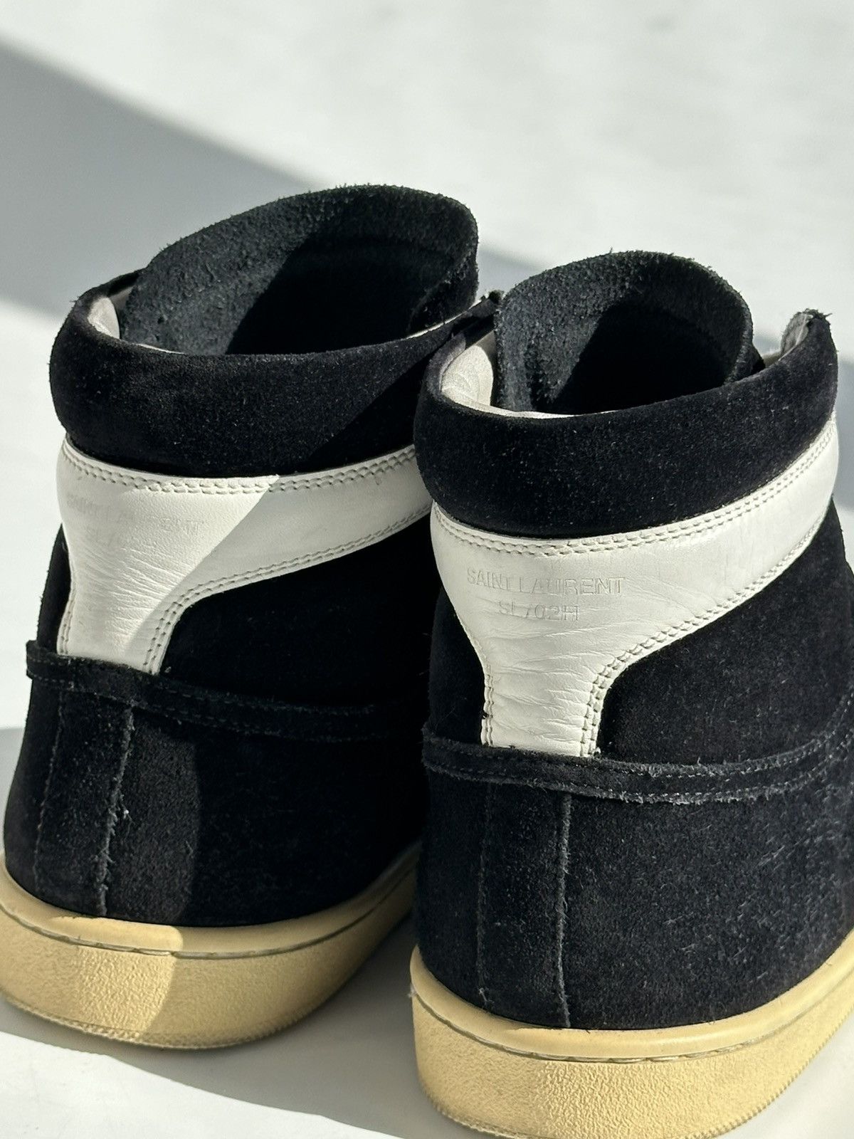 Saint Laurent Paris *sz36* SAINT LAURENT Hedi Slimane Suede Sneakers Black logo Size US 6 / IT 36 - 10 Thumbnail