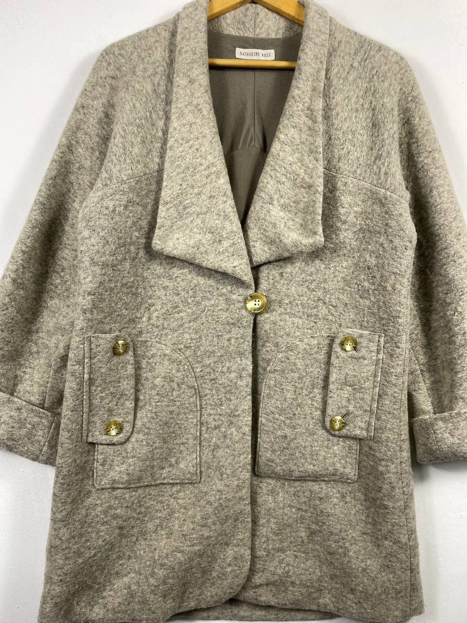 Japanese Brand vintage katharine ross wool jacket nice design Size M / US 6-8 / IT 42-44 - 2 Thumbnail