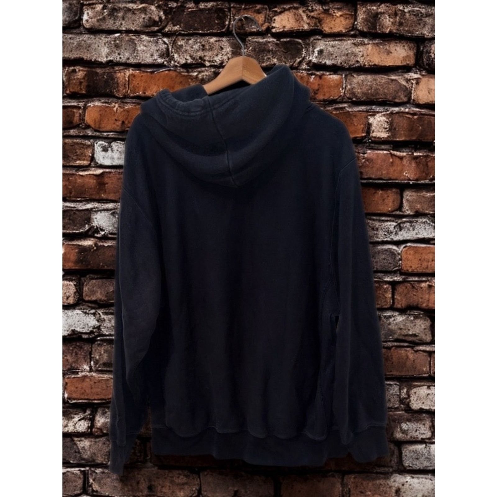 Other NYU Hoodie MV Sport Pro Weave Sunfaded Spellout L Size US L / EU 52-54 / 3 - 3 Thumbnail