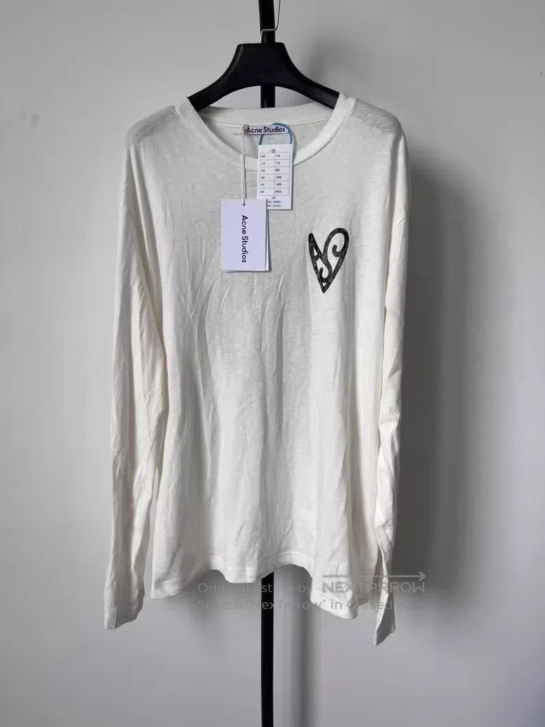 Acne Studios Acne Studios Screen printing heart pattern lightweight cot Size US M / EU 48-50 / 2 - 1 Thumbnail