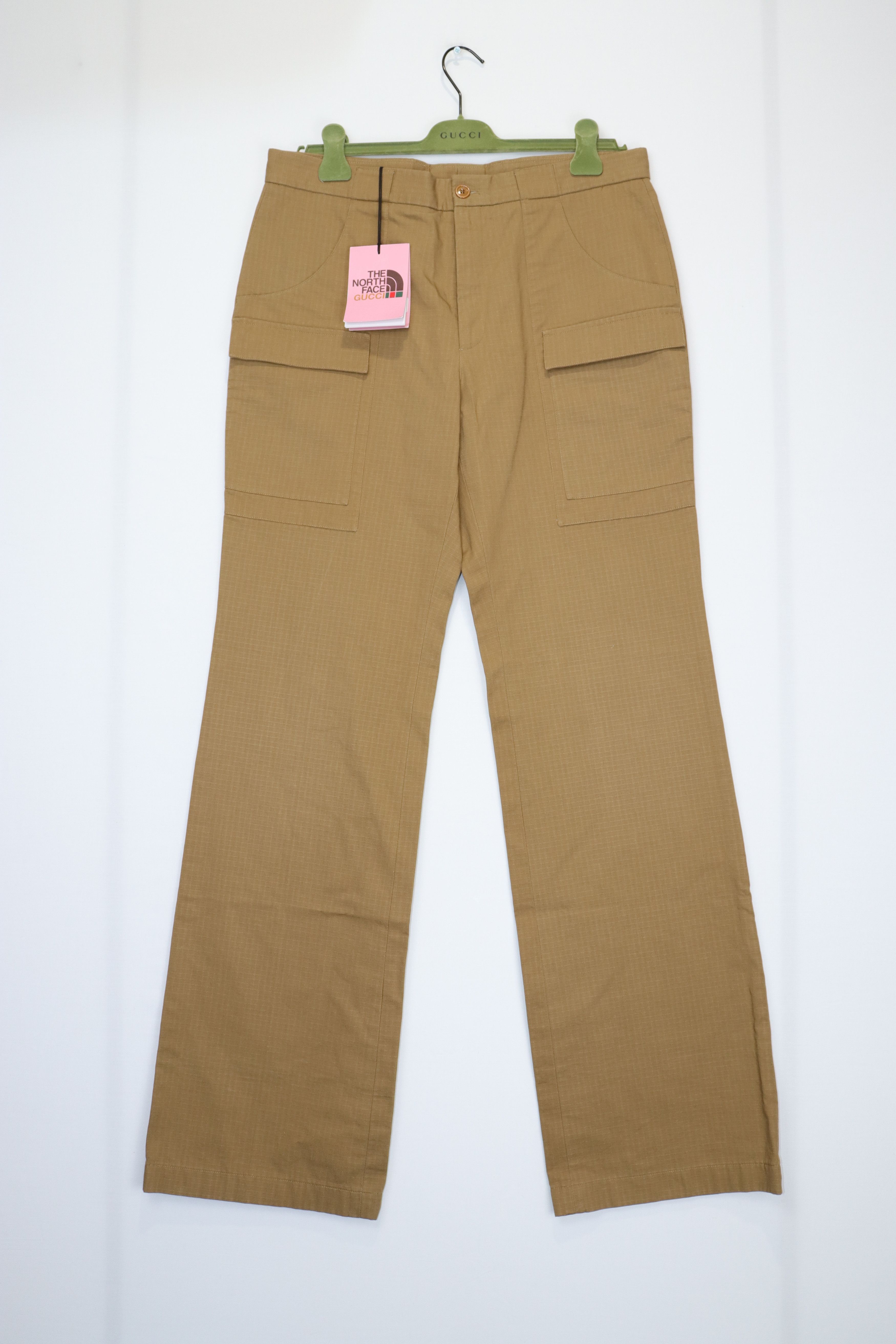 Gucci × The North Face o1rshd Rough Cotton Canvas W/emb in Camel Size US 34 / EU 50 - 1 Thumbnail