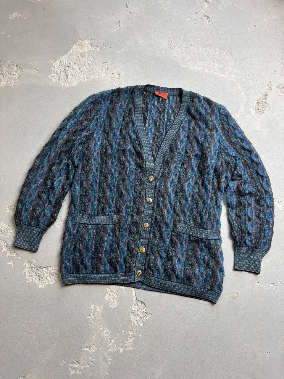 Missoni Missoni Sport Knitted Pattern Cardigan Size US L / EU 52-54 / 3 - 1 Thumbnail