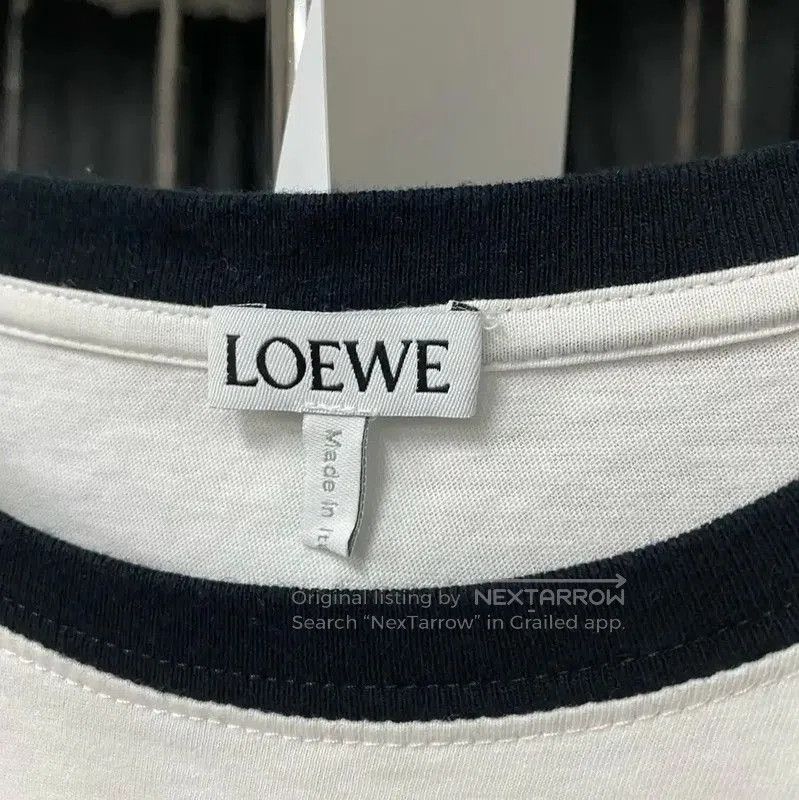 Loewe Loewe Women's Summer White Cotton T-Shirt . Size L / US 10 / IT 46 - 6 Thumbnail