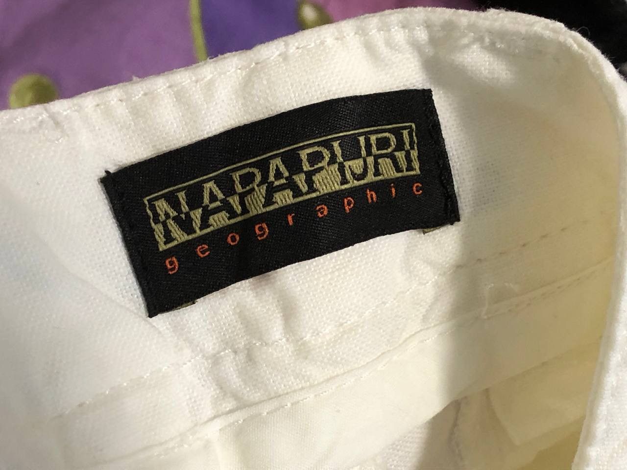 Napapijri × Vintage Napapijri White Chinos Pants Vintage Size US 38 / EU 54 - 6 Thumbnail