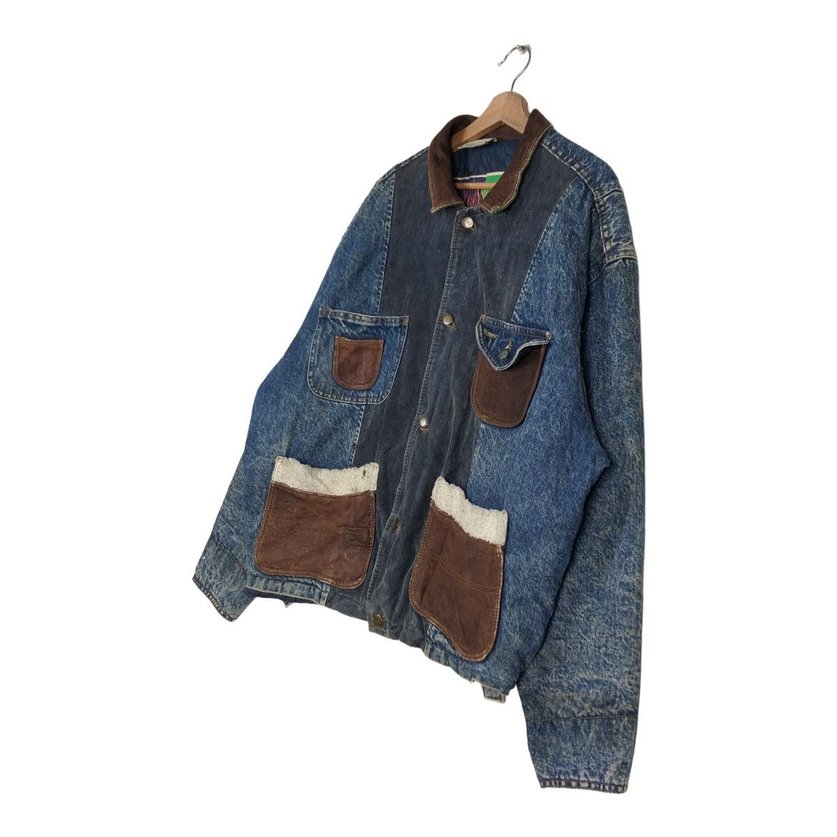 Japanese Brand 🔥VINTAGE BIKER LEATHER JACKET NUOVA FORMULA DAVID PEYSEP Size US L / EU 52-54 / 3 - 4 Thumbnail