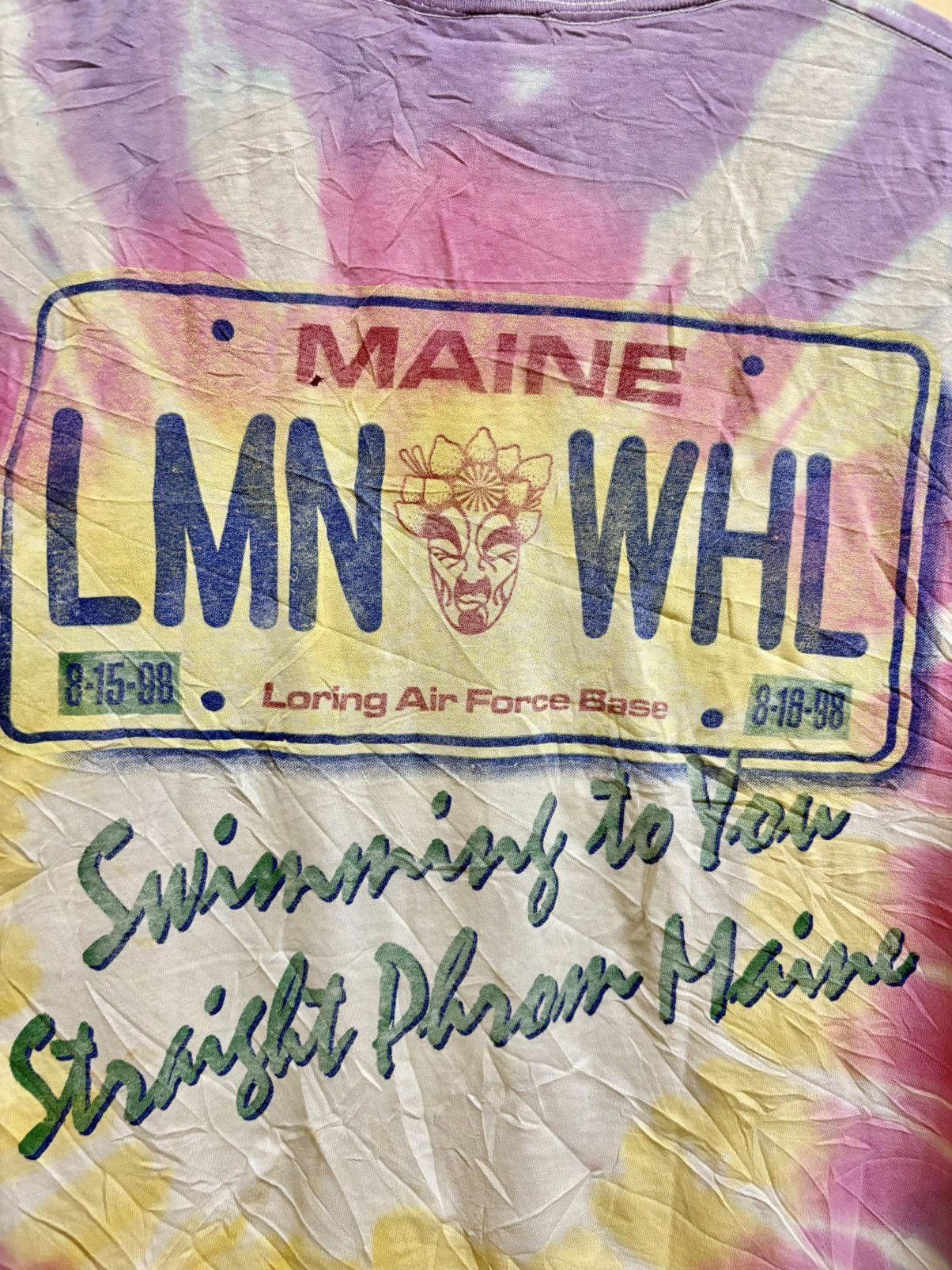 Band Tees Vintage 98 Phish Band Loring Air Force Base Maine Tie Dye Size US L / EU 52-54 / 3 - 6 Thumbnail