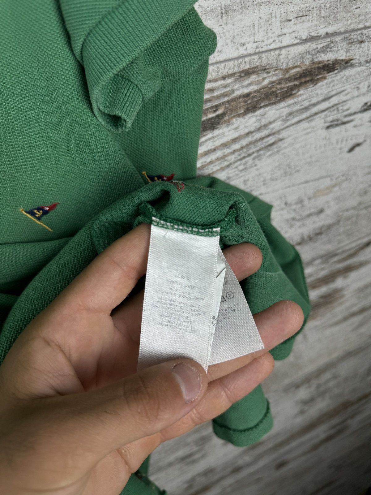Polo Ralph Lauren × Vintage Mens Vintage Polo Ralph Lauren Polos monogram T-shirt tee Size US L / EU 52-54 / 3 - 6 Thumbnail