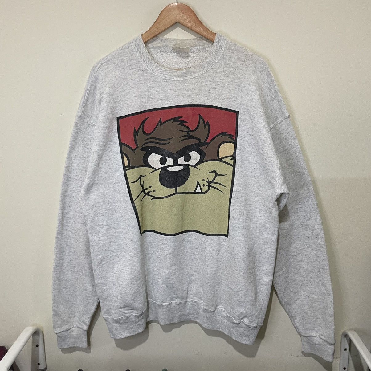 Vintage Vintage 1990s Warner Bros Looney Tunes Tazmania Devil (Taz) Size US L / EU 52-54 / 3 - 1 Thumbnail