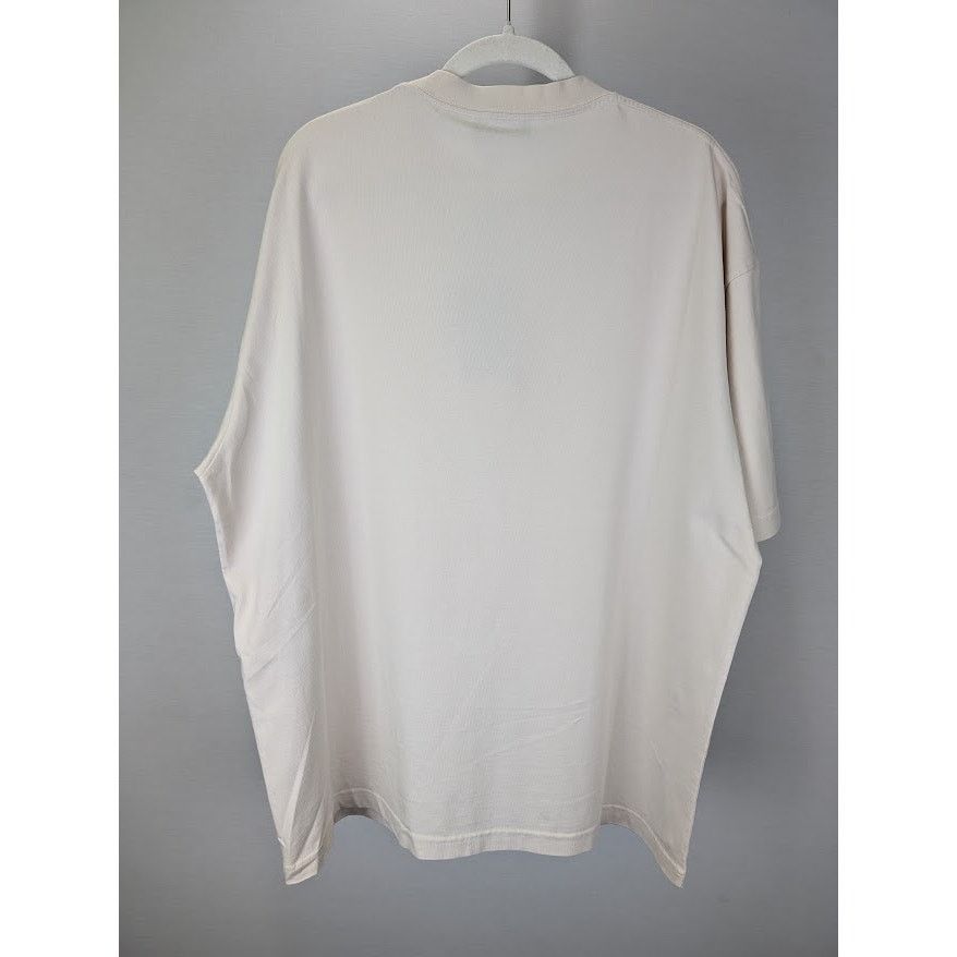 Balenciaga o1rshd1 Unisex T-Shirt in Beige Size US XL / EU 56 / 4 - 7 Thumbnail