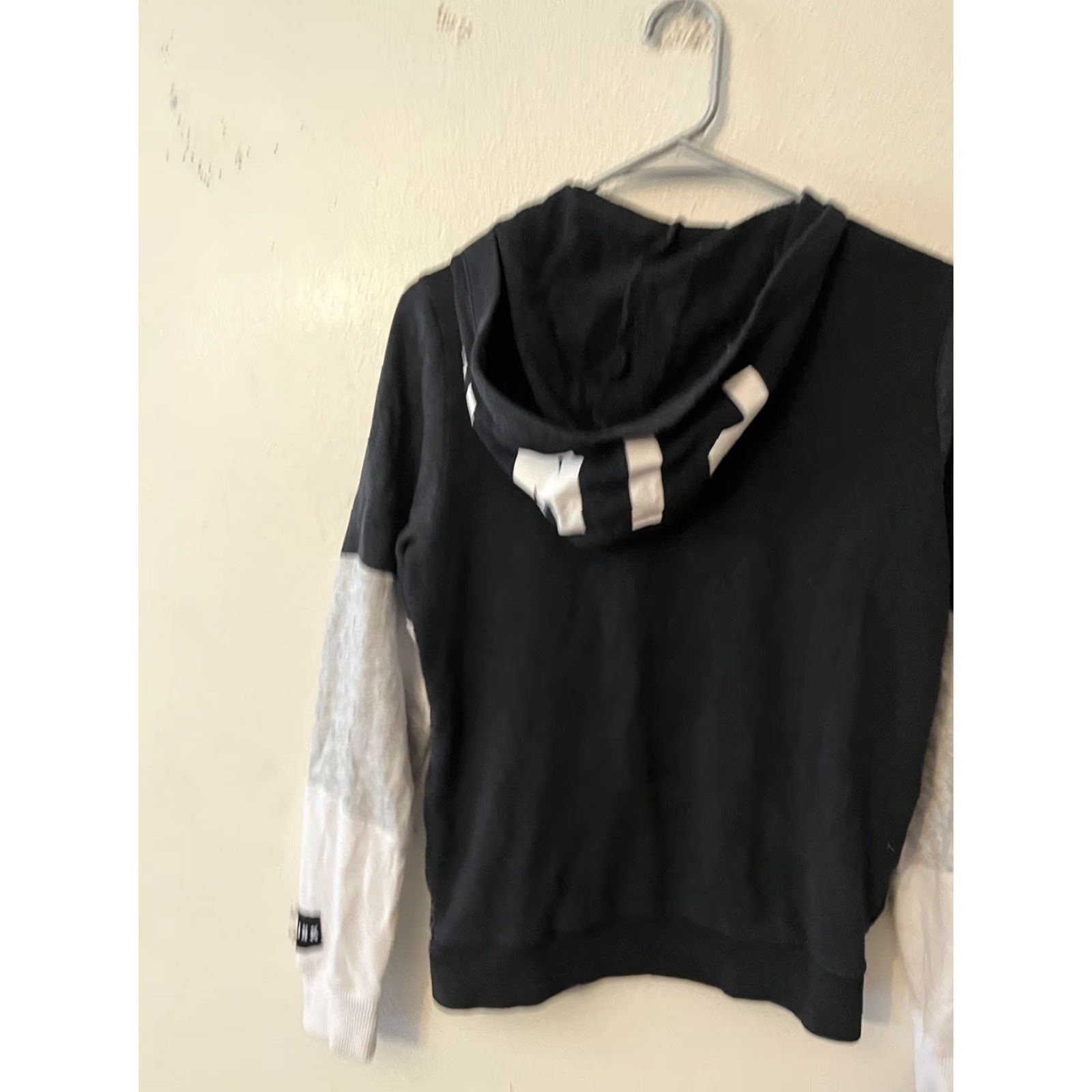 Victoria's Secret VINTAGE Victoria's Secret PINK Full Zip Hoodie Womens Size S Black No Drawstring Logo Activewear Soft Cotton Blend Size S / US 4 / IT 40 - 3 Thumbnail