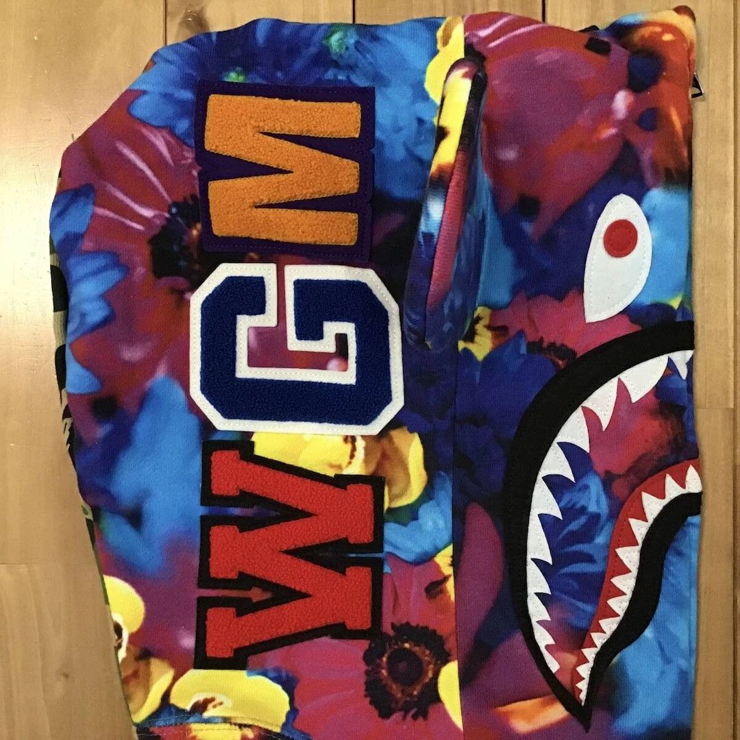 Bape BAPE × Mika Ninagawa BE@R Shark full zip hoodie ABC camo Size US L / EU 52-54 / 3 - 4 Thumbnail