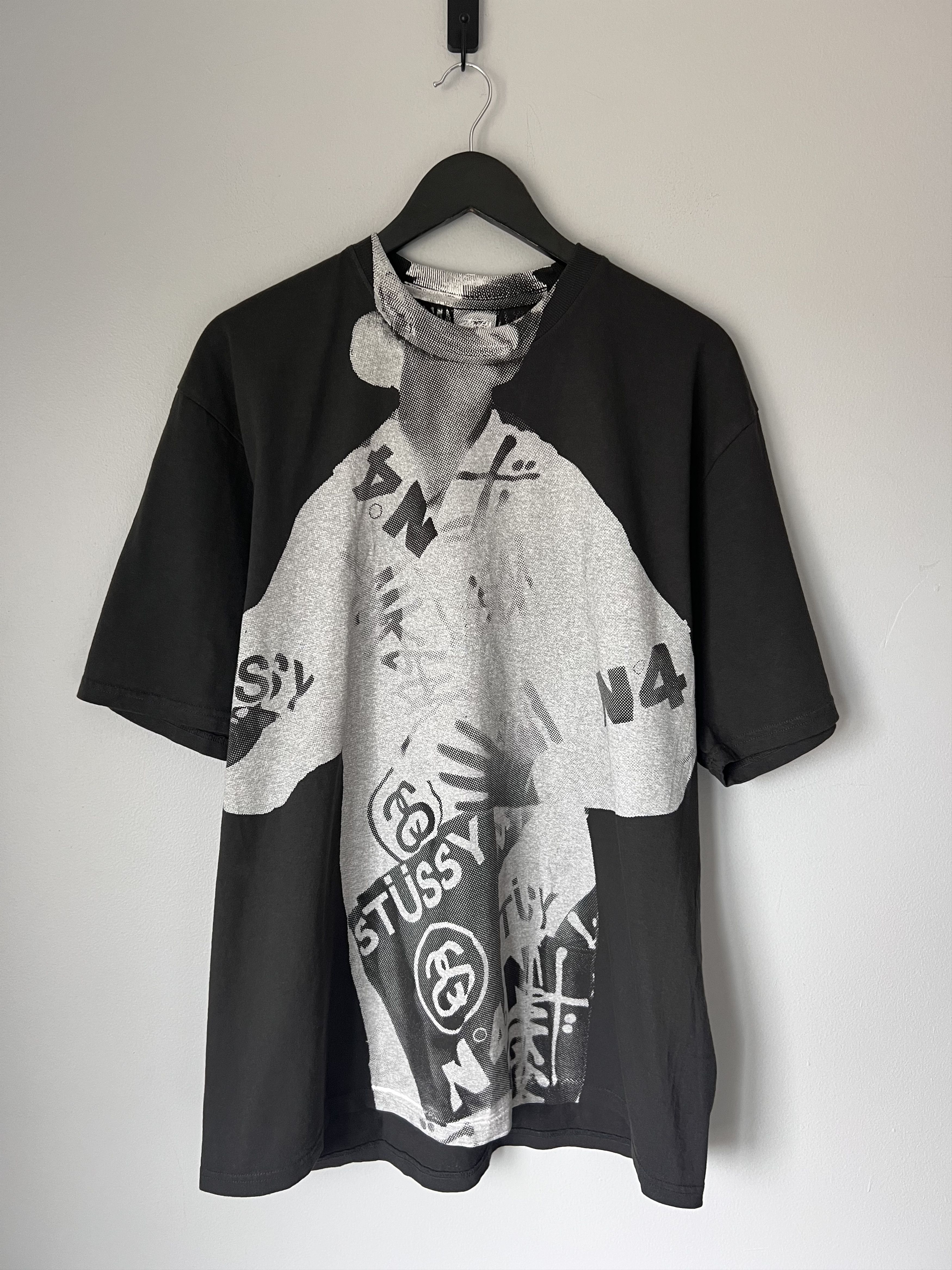 Stussy Stussy Lady Paris Pigment Dyed Tee in Black | Grailed