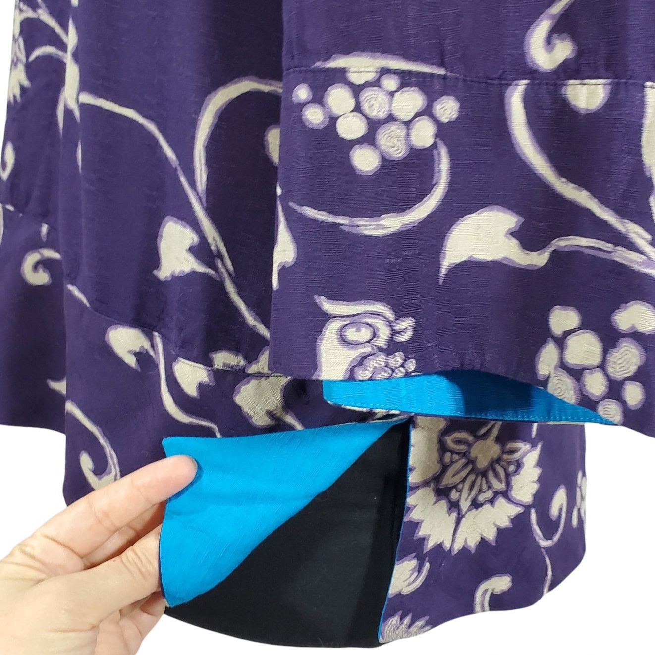 Lucky Brand Lucky Brand | Beautiful Purple Bird Print Tunic | Medium Size M / US 6-8 / IT 42-44 - 4 Thumbnail