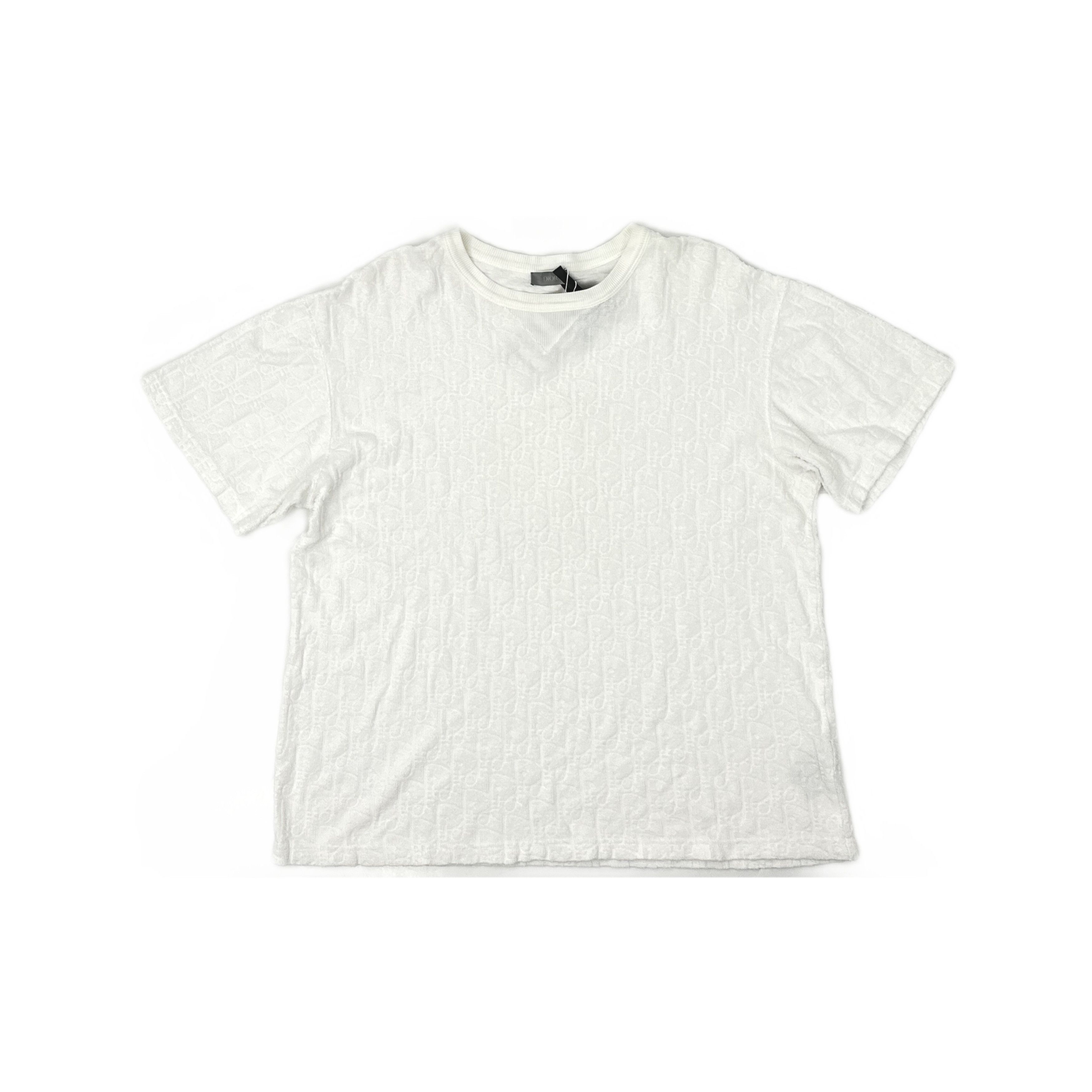 Dior Dior Oblique Cotton T-Shirt Size L Size US L / EU 52-54 / 3 - 1 Thumbnail