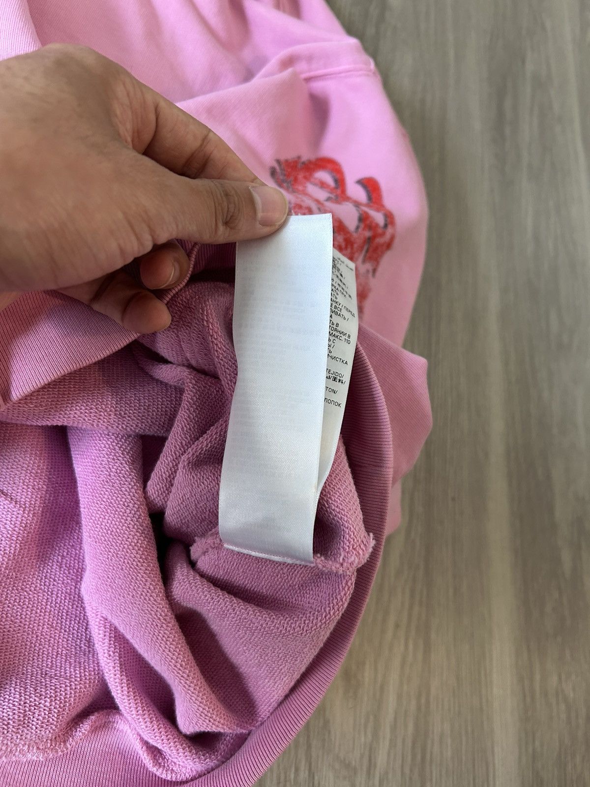 Balenciaga Balenciaga Pink Offshore Zip Up Hoodie Size Small Size US S / EU 44-46 / 1 - 19 Thumbnail