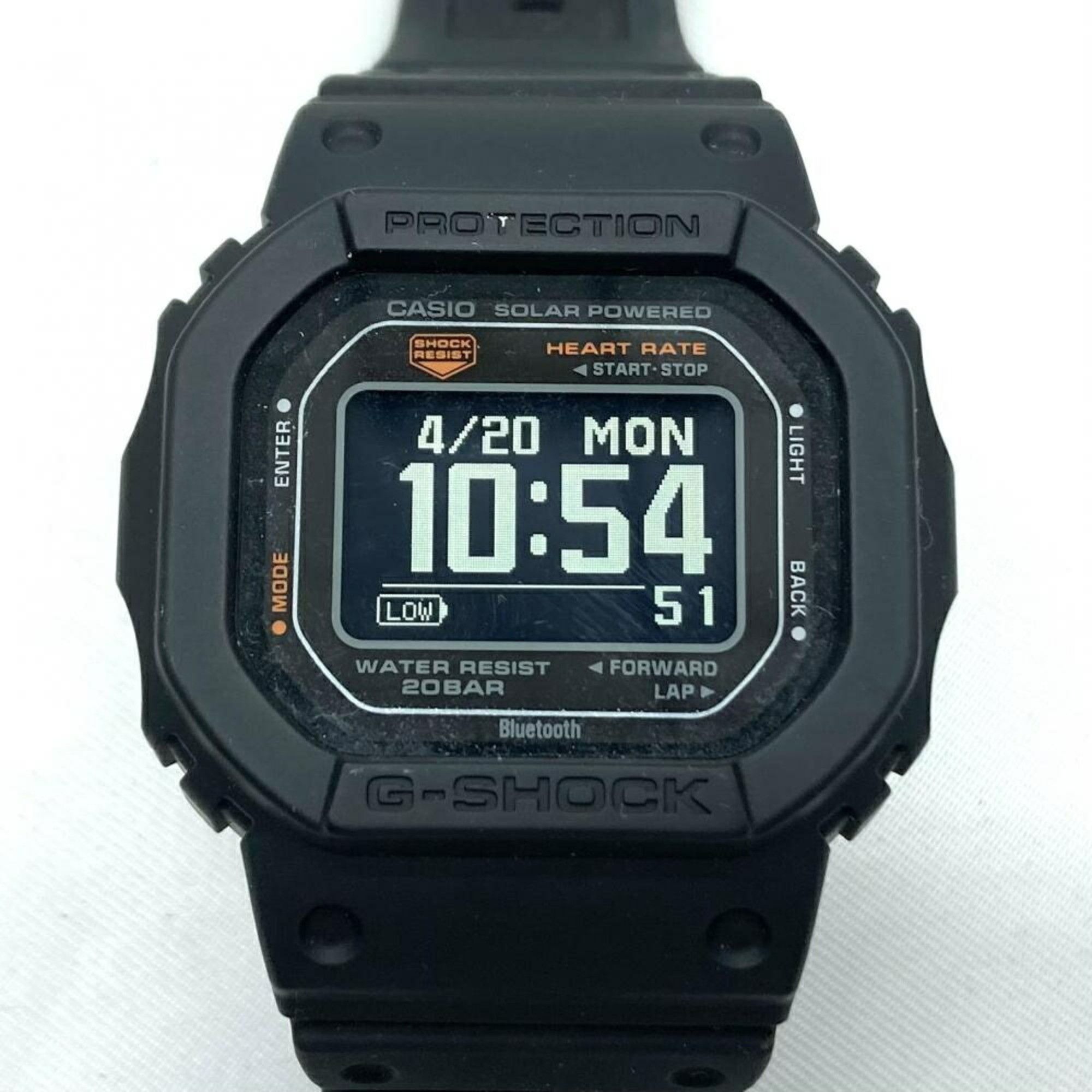 Casio CASIO G-SHOCK DW-H5600-1JR G-SQUAD 5600 SERIES Casio G-Shock Solar Charging Mobile Link Black Size ONE SIZE - 1 Thumbnail
