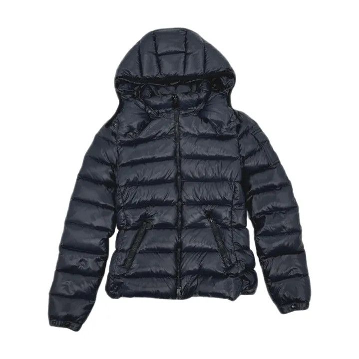 Moncler Moncler Solid Shiny Hooded Down Jacket Size US XS / EU 42 / 0 - 1 Thumbnail
