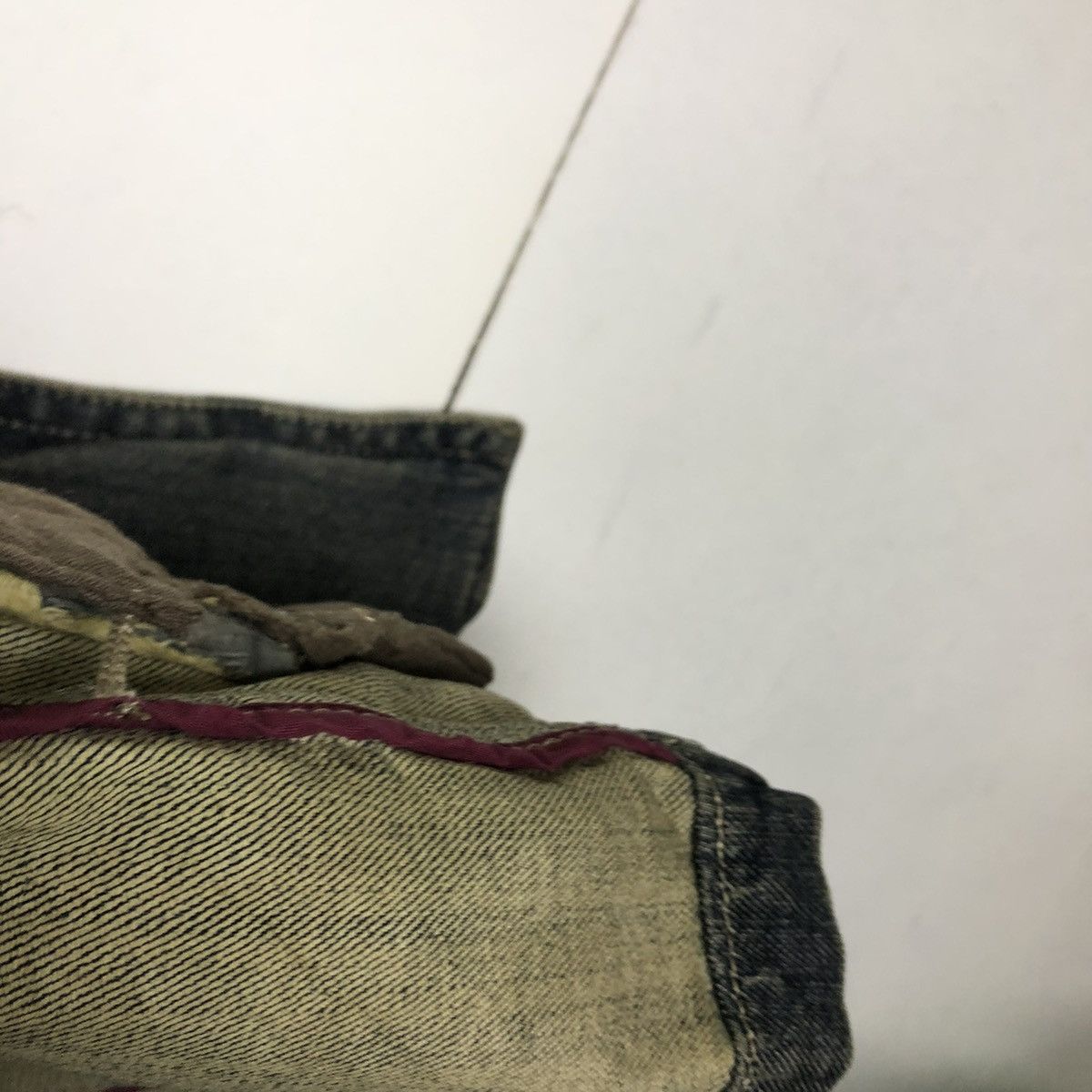 Japanese Brand 🔥VINTAGE DENIM BIKER JACKET BIG POCKET PRIDE Size US M / EU 48-50 / 2 - 16 Thumbnail