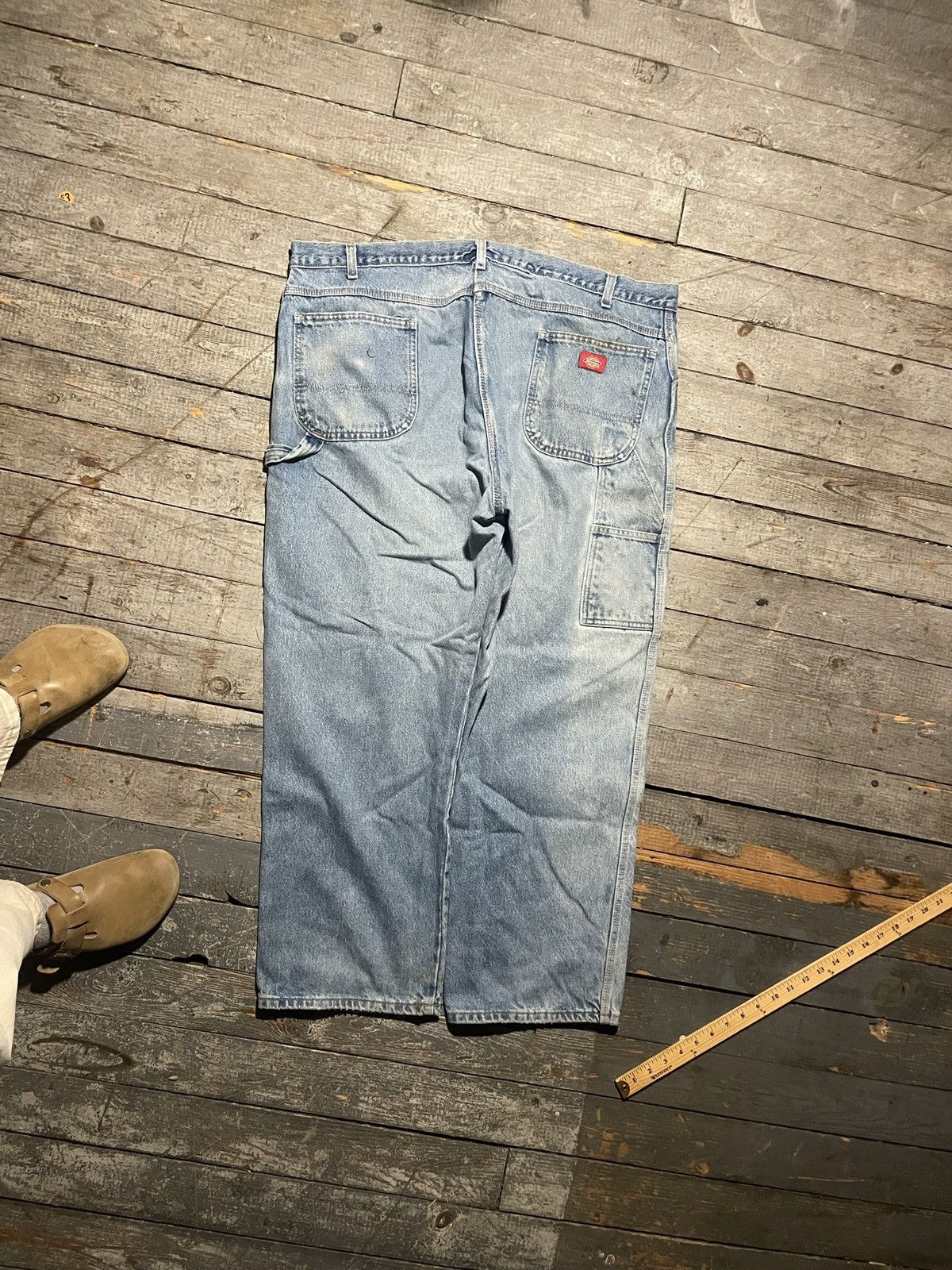 Dickies × Vintage Faded Vintage Dickies Carpenter Jeans / Pants Size US 44 / EU 60 - 3 Thumbnail