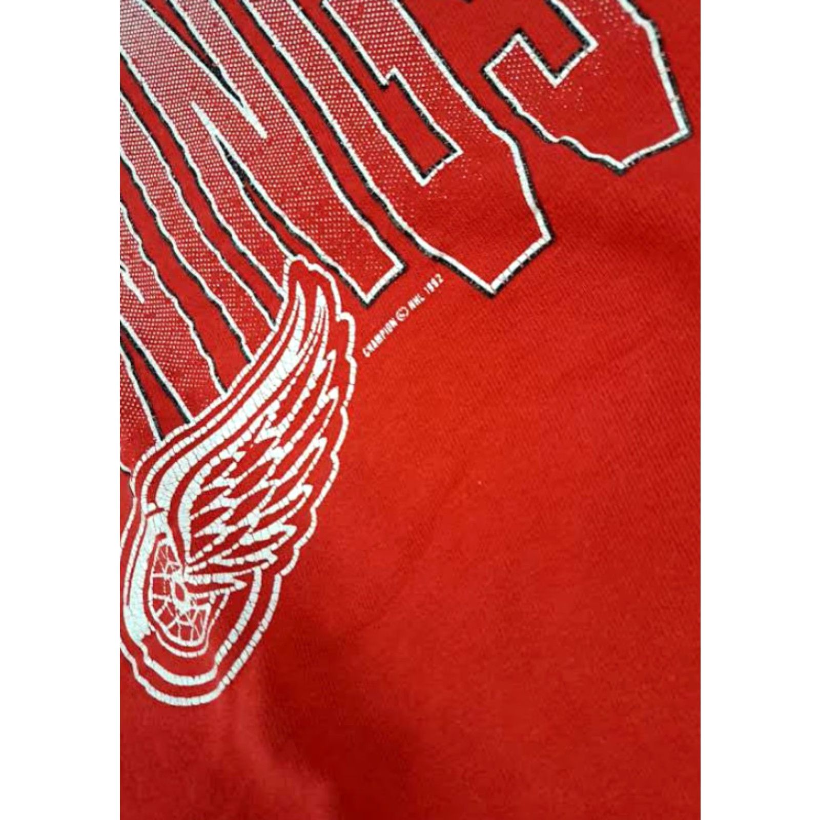 Champion VINTAGE Detroit Red Wings Hockey USA Made Champion Sweatshirt Size US L / EU 52-54 / 3 - 5 Thumbnail