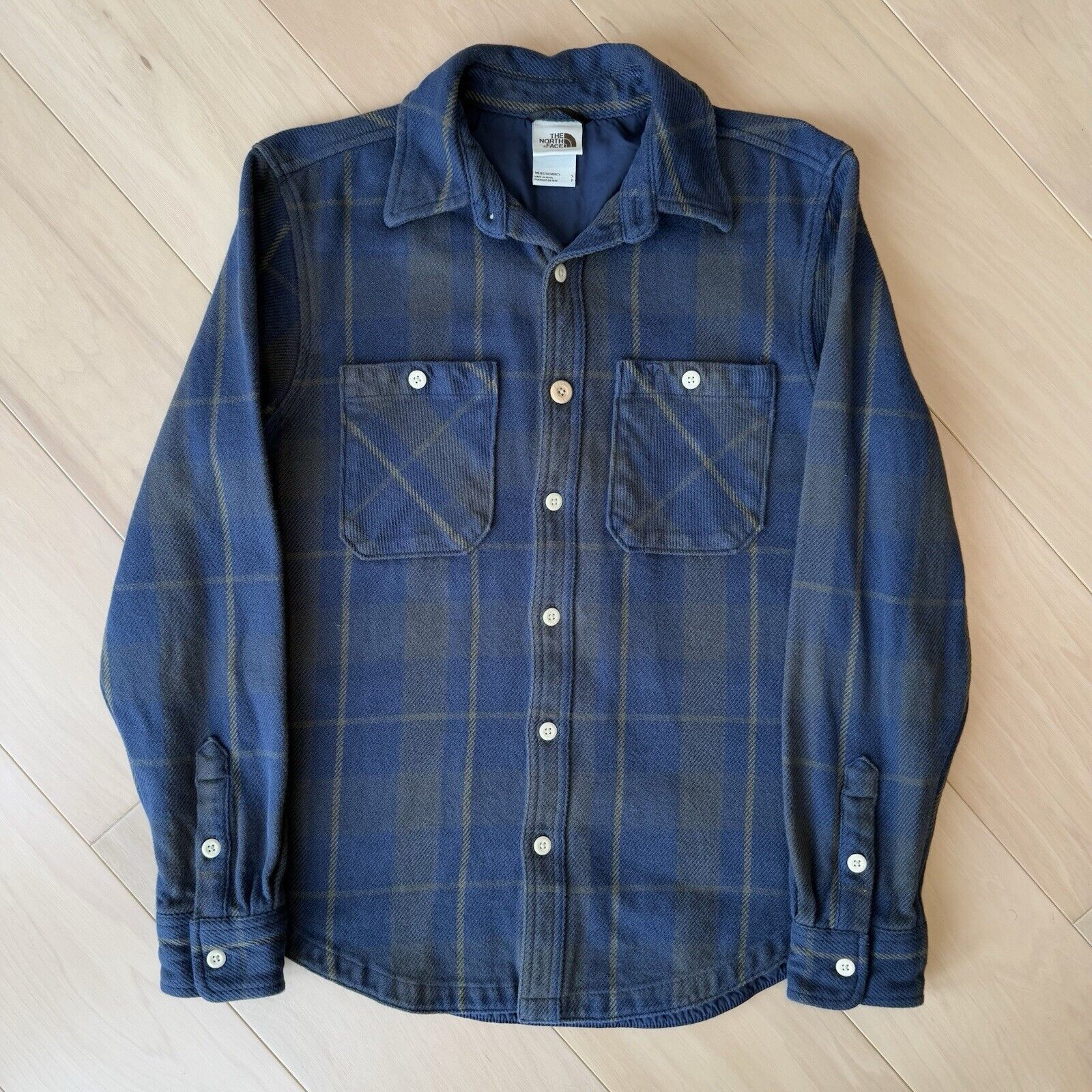 The North Face North Face Valley Twill Flannel Shirt Small Blue Button Up Size US S / EU 44-46 / 1 - 2 Thumbnail