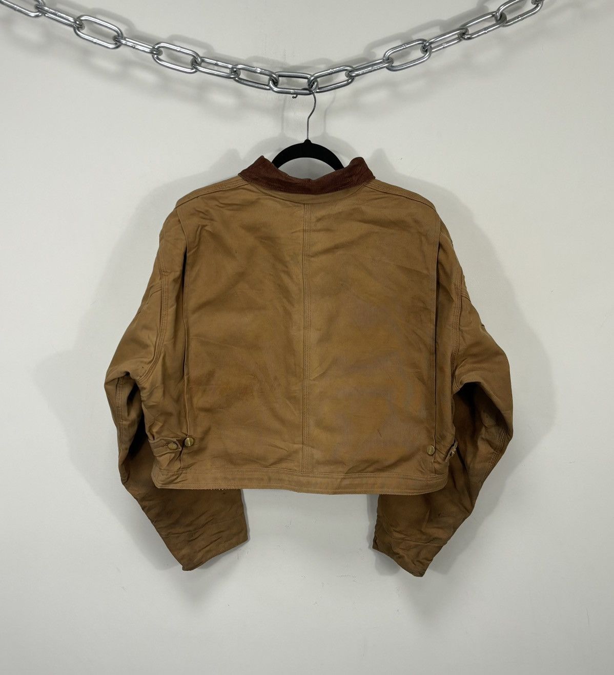 Carhartt Vintage 90s Carhartt USA Made Work Hype Boxy Cropped Jacket Size US M / EU 48-50 / 2 - 17 Thumbnail