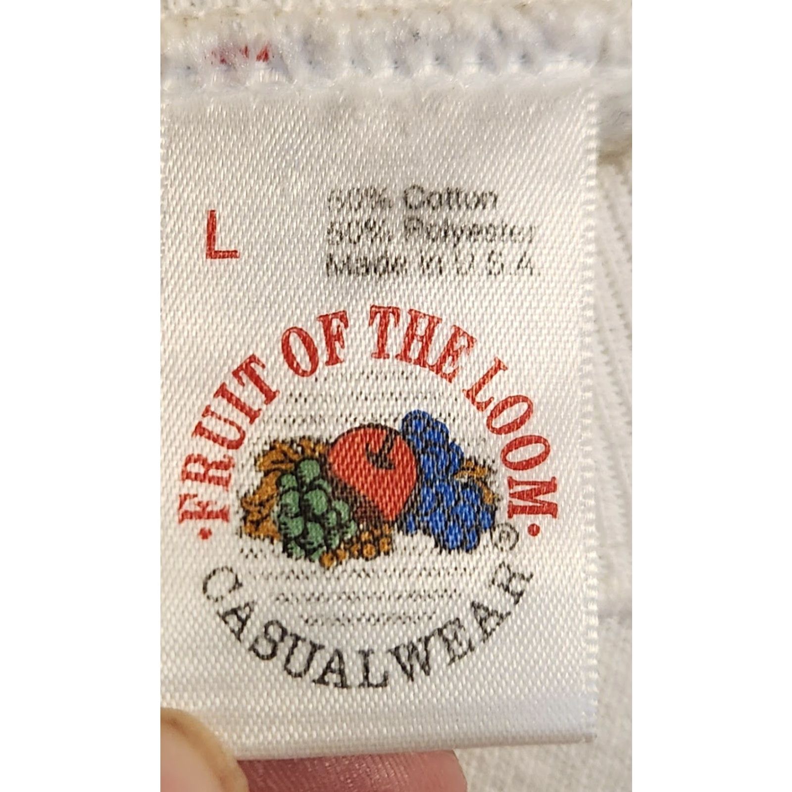 Fruit Of The Loom VINTAGE Fruit Of The Loom Geometric Sweatshirt Women's L Large Crewneck Pullover Sweater Size L / US 10 / IT 46 - 6 Thumbnail