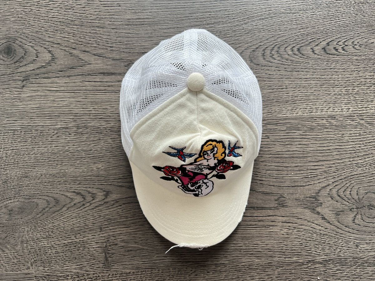 Japanese Brand Japanese Brand Embroidery Tattoo Motif Mesh Cap Size ONE SIZE - 6 Thumbnail