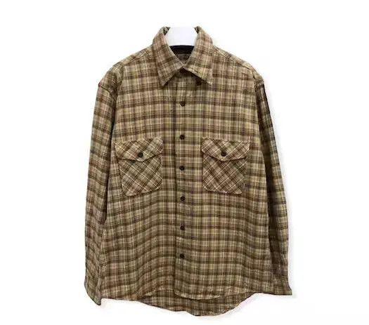 Flannel × Vintage Vintage Bullit Plaid Tartan Flannel Shirt 👕 Size US M / EU 48-50 / 2 - 1 Thumbnail