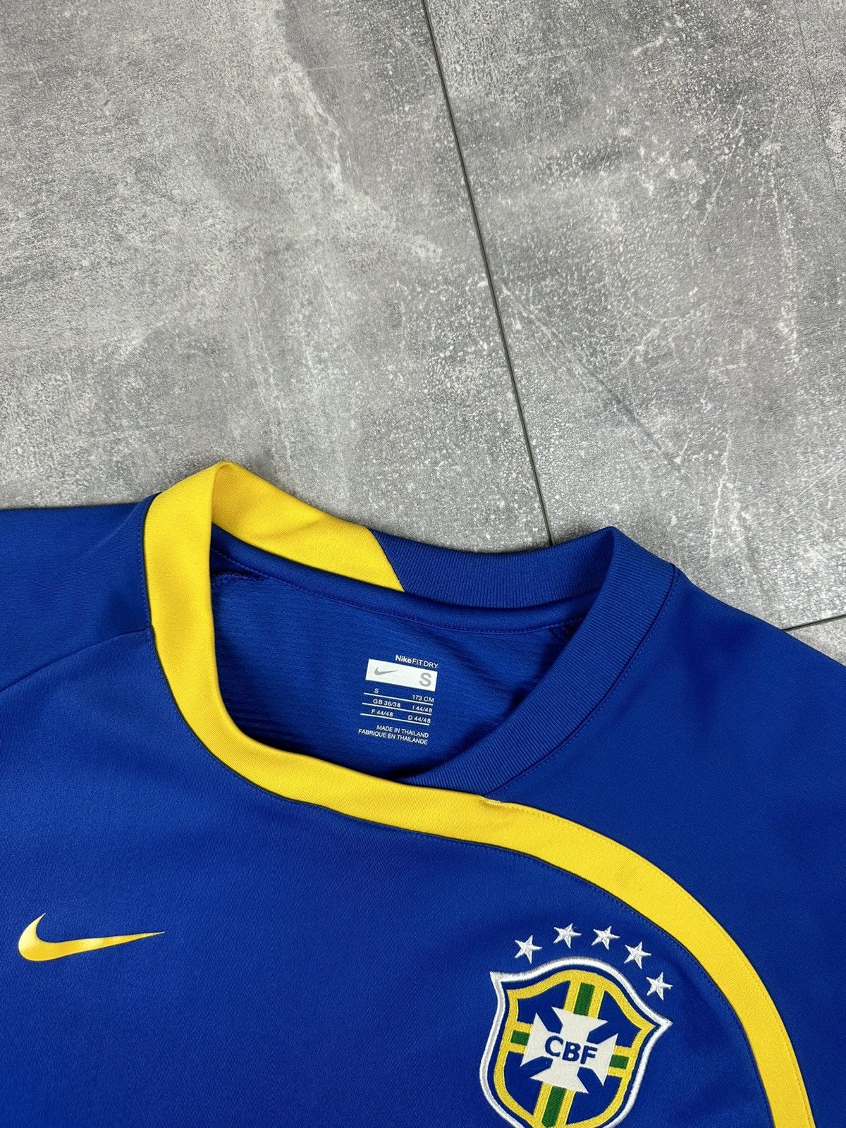 Nike Nike Brazil National Team 2008/09 Training Soccer Jersey Size US S / EU 44-46 / 1 - 6 Thumbnail