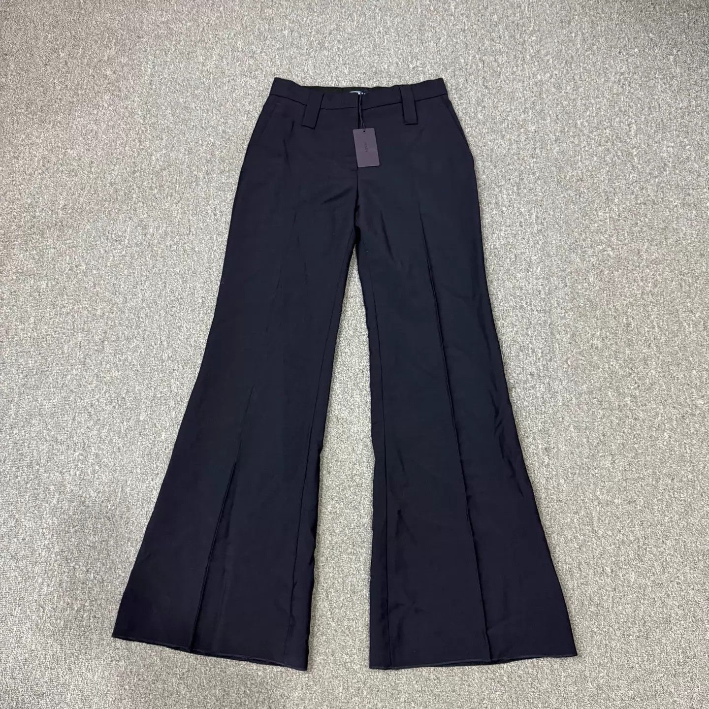 Prada Prada Navy Blue Wide-Leg Trousers Unused 38 nz 20627003 Size 26" / US 2 / IT 38 - 1 Thumbnail