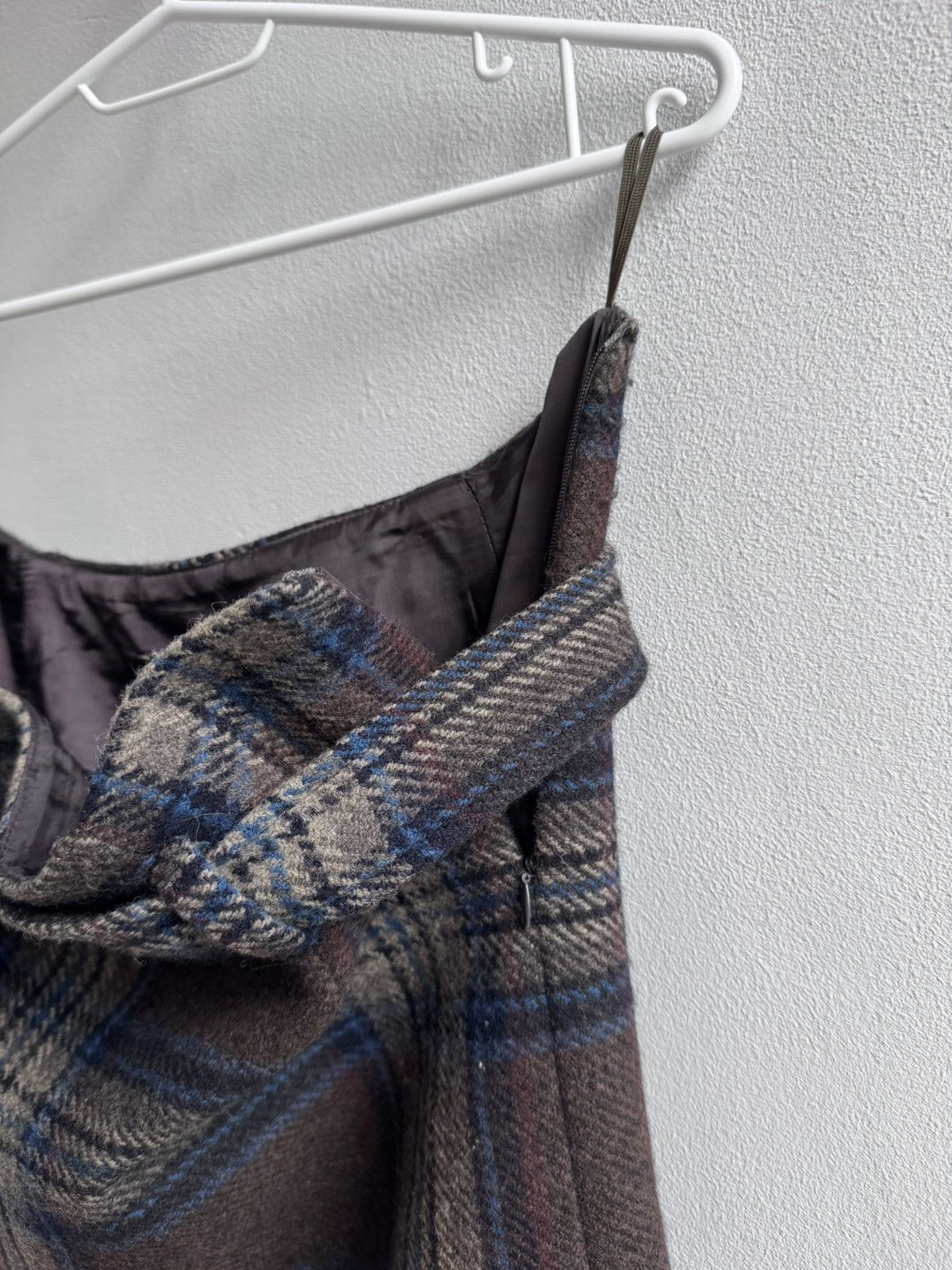 Max Mara Weekend Max Mara Wool Blend Plaid Skirt Size 30" / US 8 / IT 44 - 11 Thumbnail