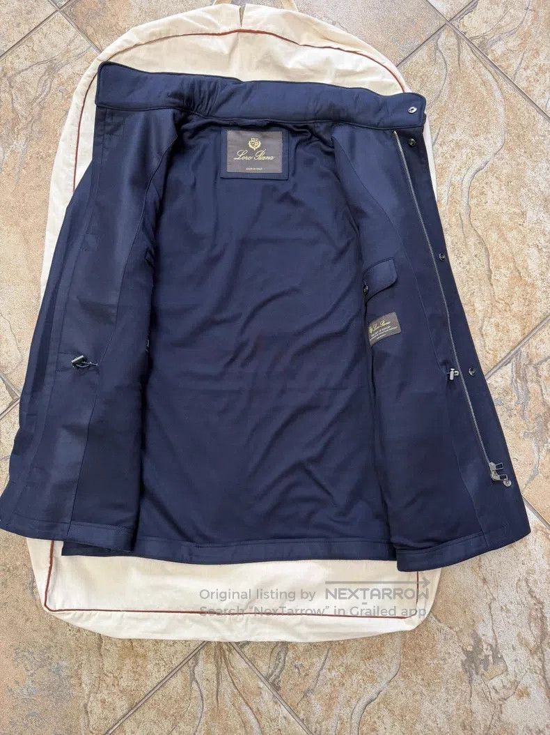 Loro Piana Loro Piana Men's Traveler Jacket, Navy Blue, 100% Wool Lin Size US L / EU 52-54 / 3 - 3 Thumbnail